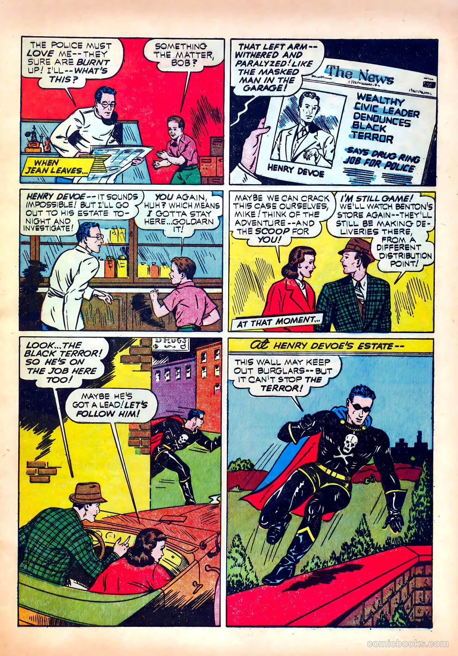 Exciting Comics #12 (1940) — page 9 of 68