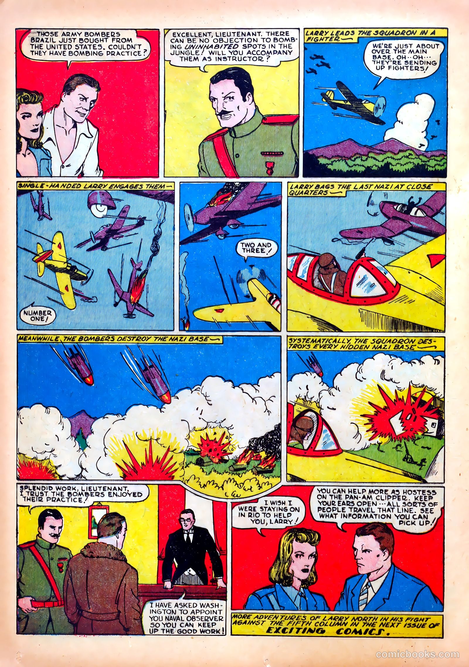 Exciting Comics #12 (1940) — page 36 of 68