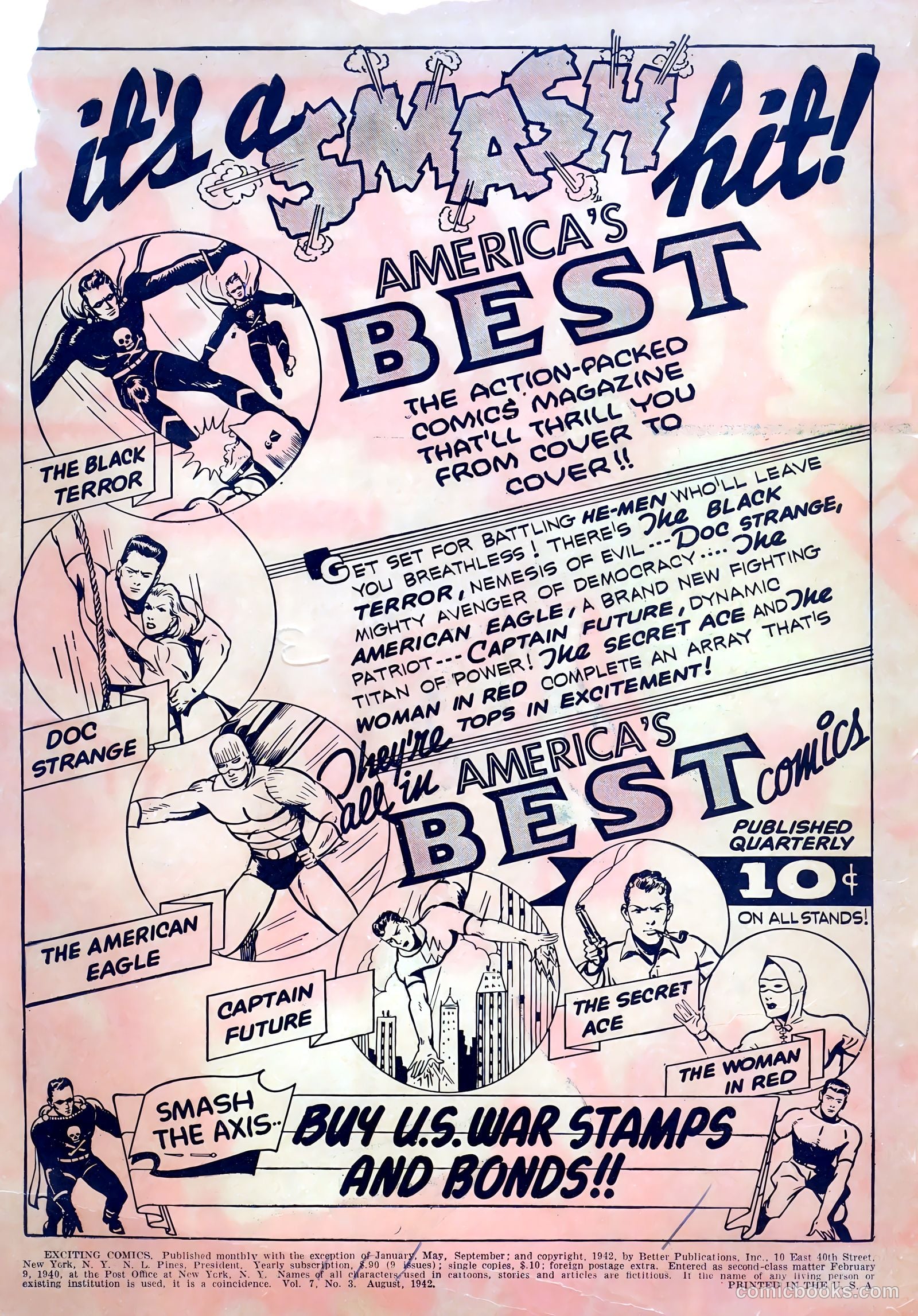 Exciting Comics #21 (1940) — page 2 of 68