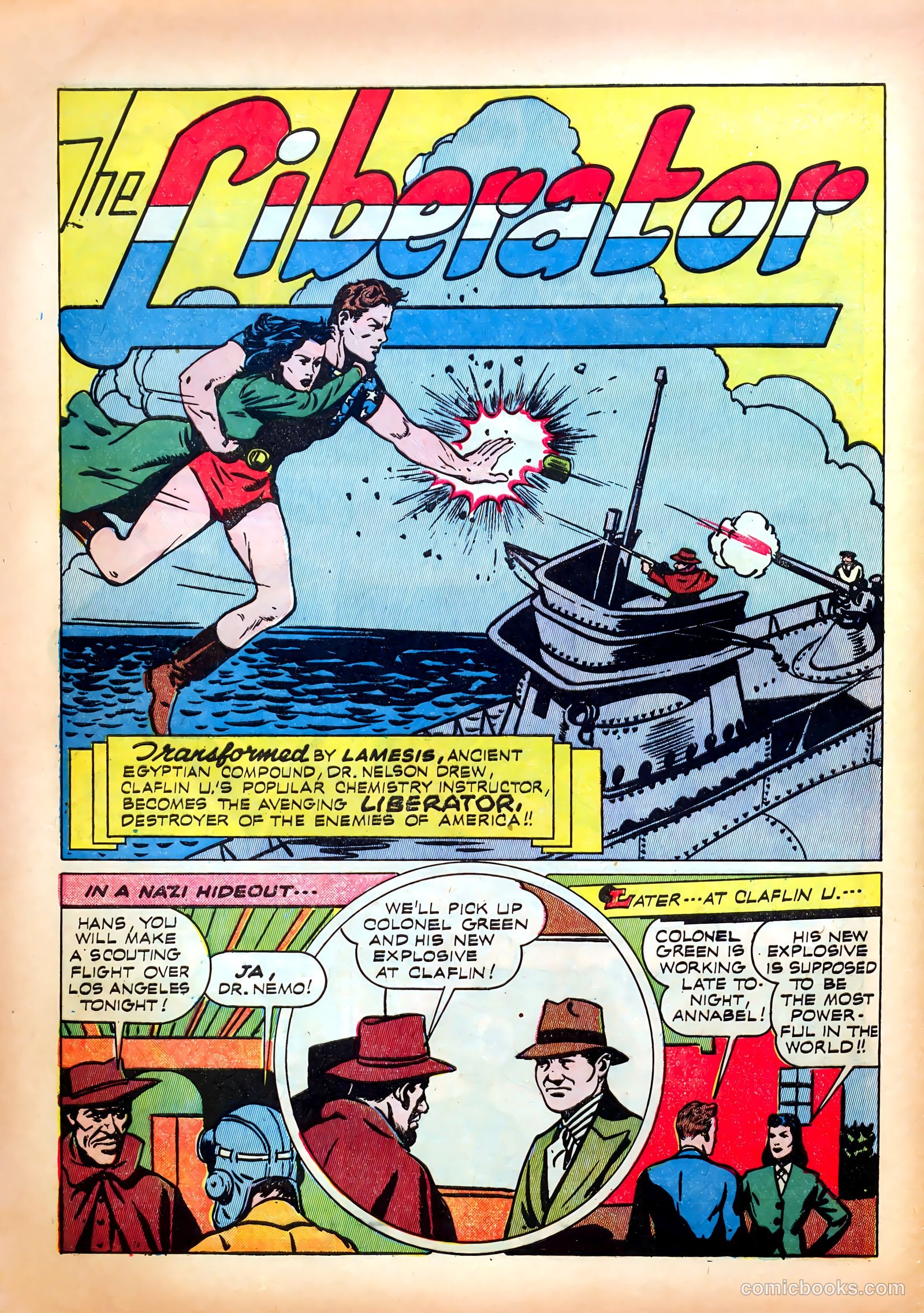 Exciting Comics #21 (1940) — page 16 of 68