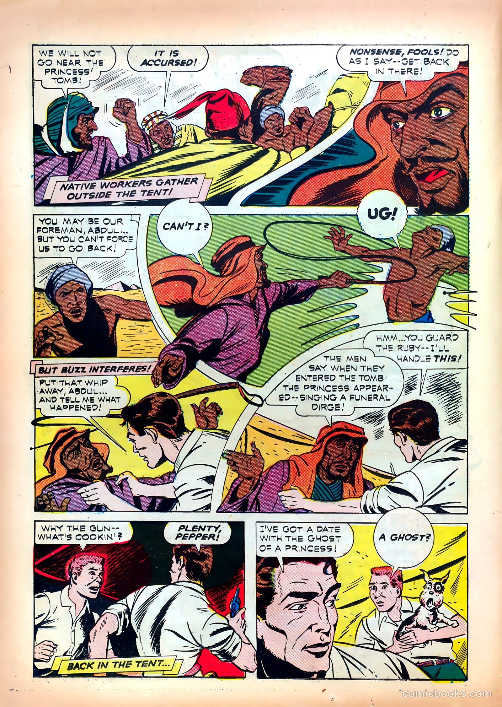 Exciting Comics #21 (1940) — page 34 of 68