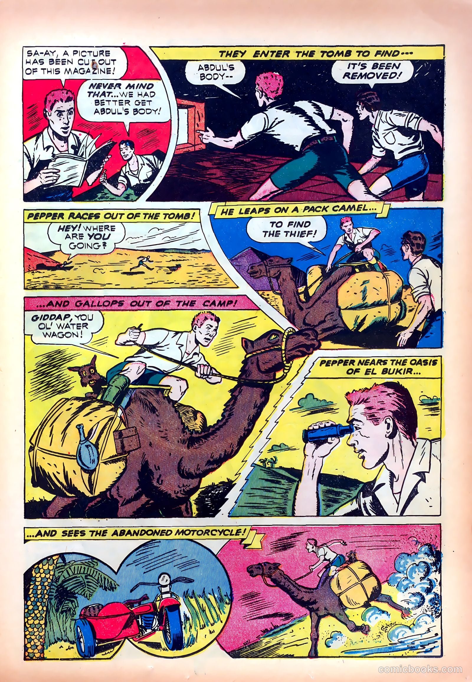 Exciting Comics #21 (1940) — page 37 of 68