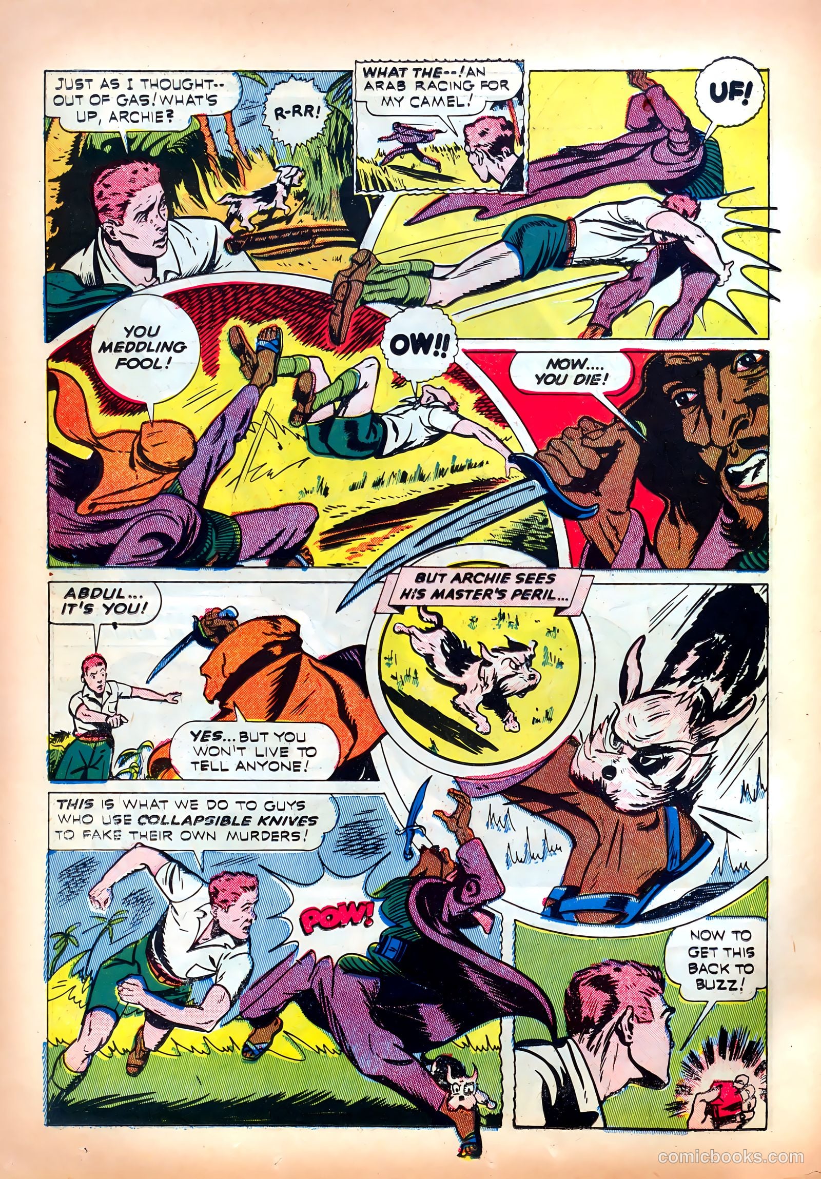 Exciting Comics #21 (1940) — page 38 of 68