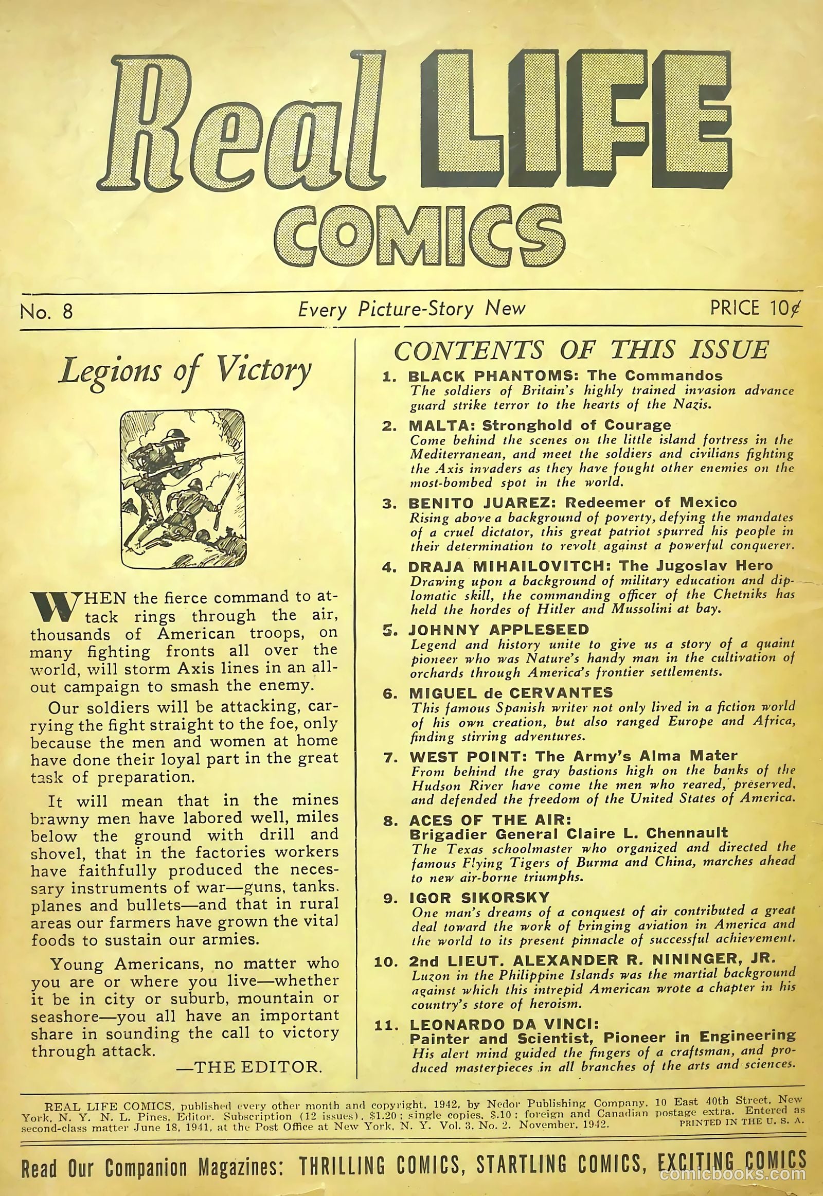 Real Life Comics #8 (1950) — page 2 of 68
