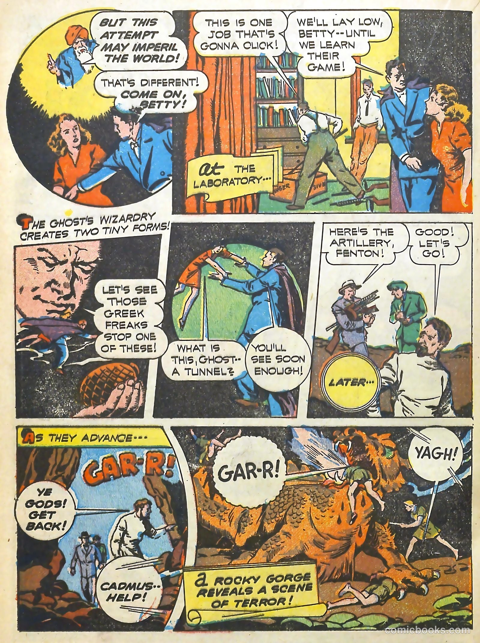 Thrilling Comics #31 (1940) — page 39 of 65
