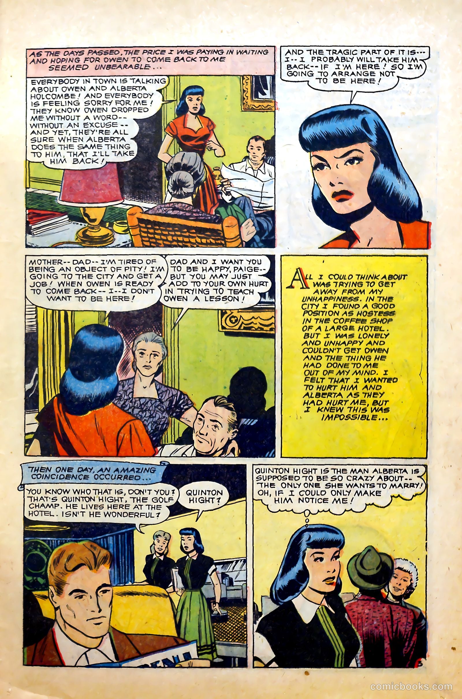 Complete Love Magazine #184 (1951) — page 13 of 36