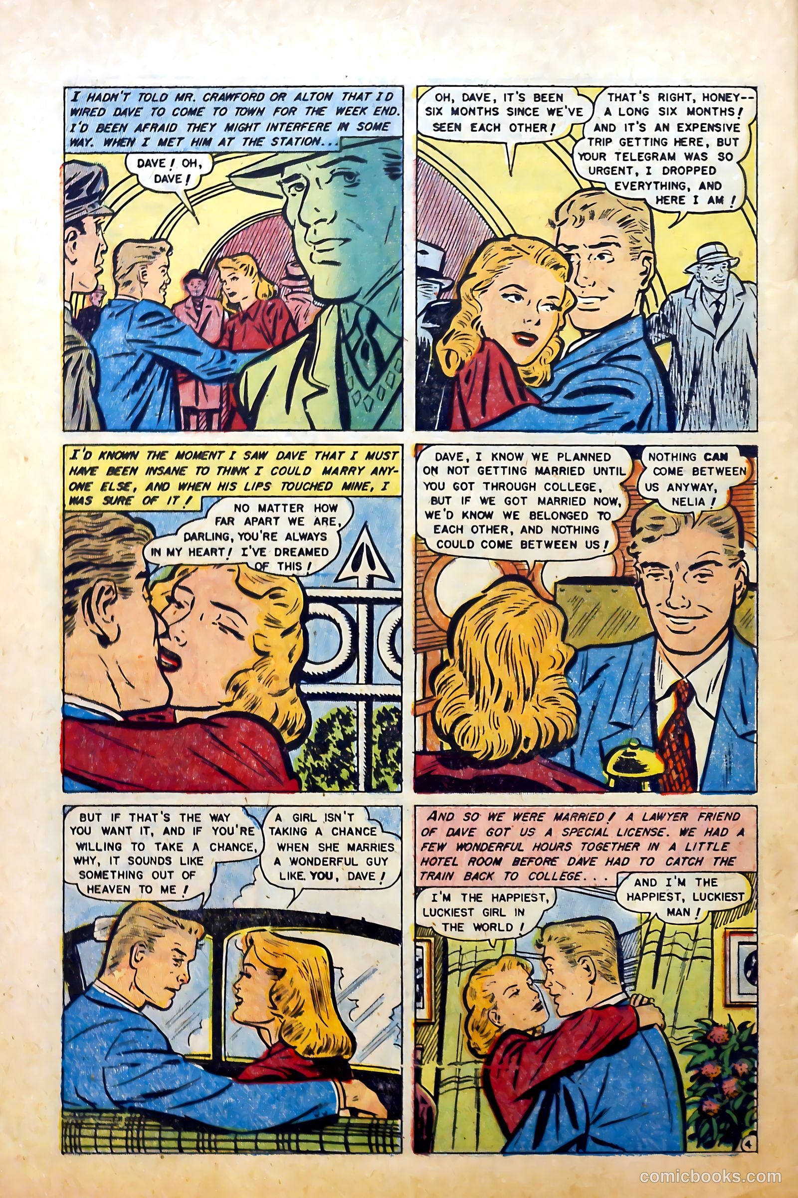 Complete Love Magazine #184 (1951) — page 22 of 36