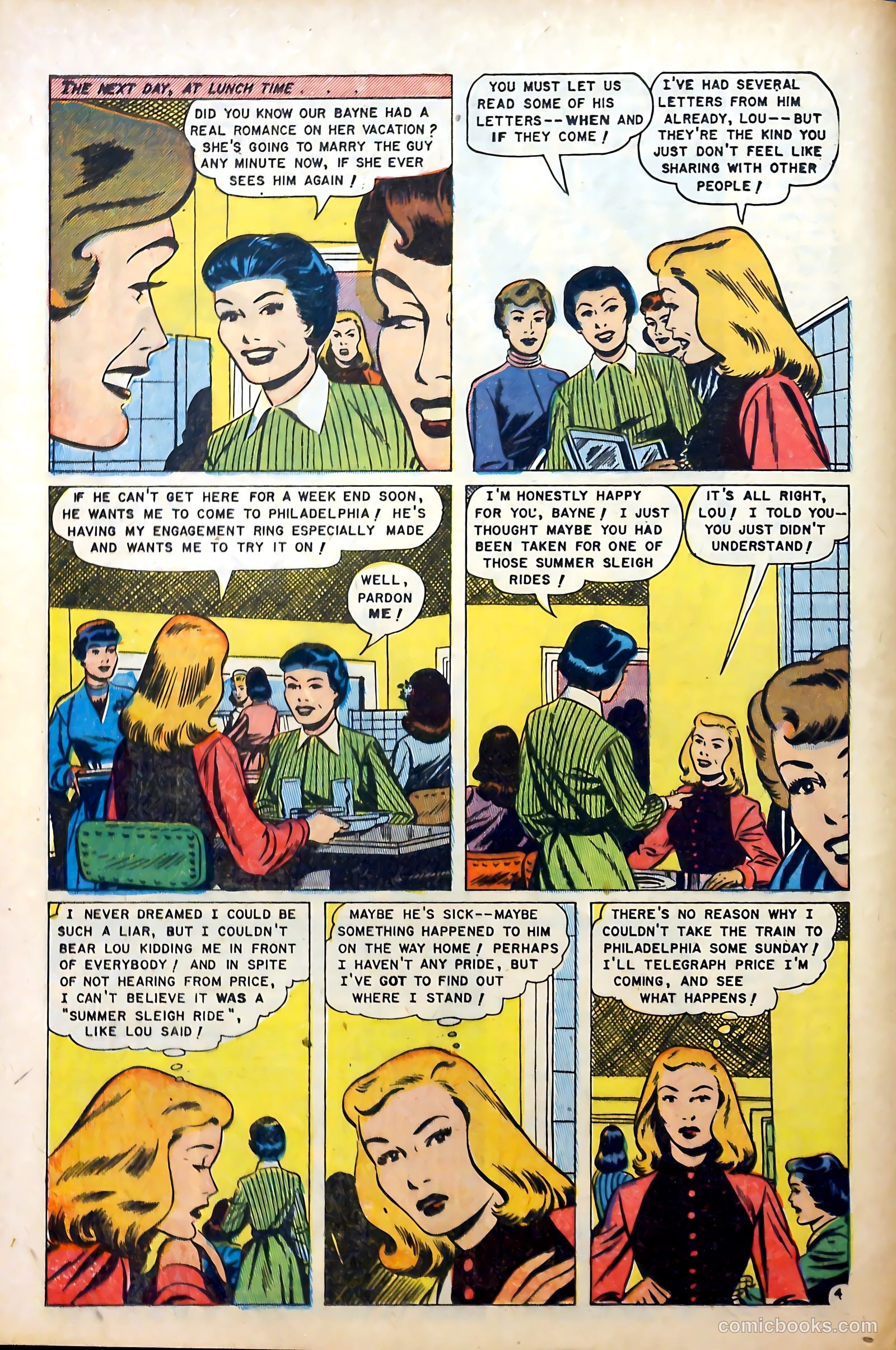 Complete Love Magazine #167 (1951) — page 6 of 36