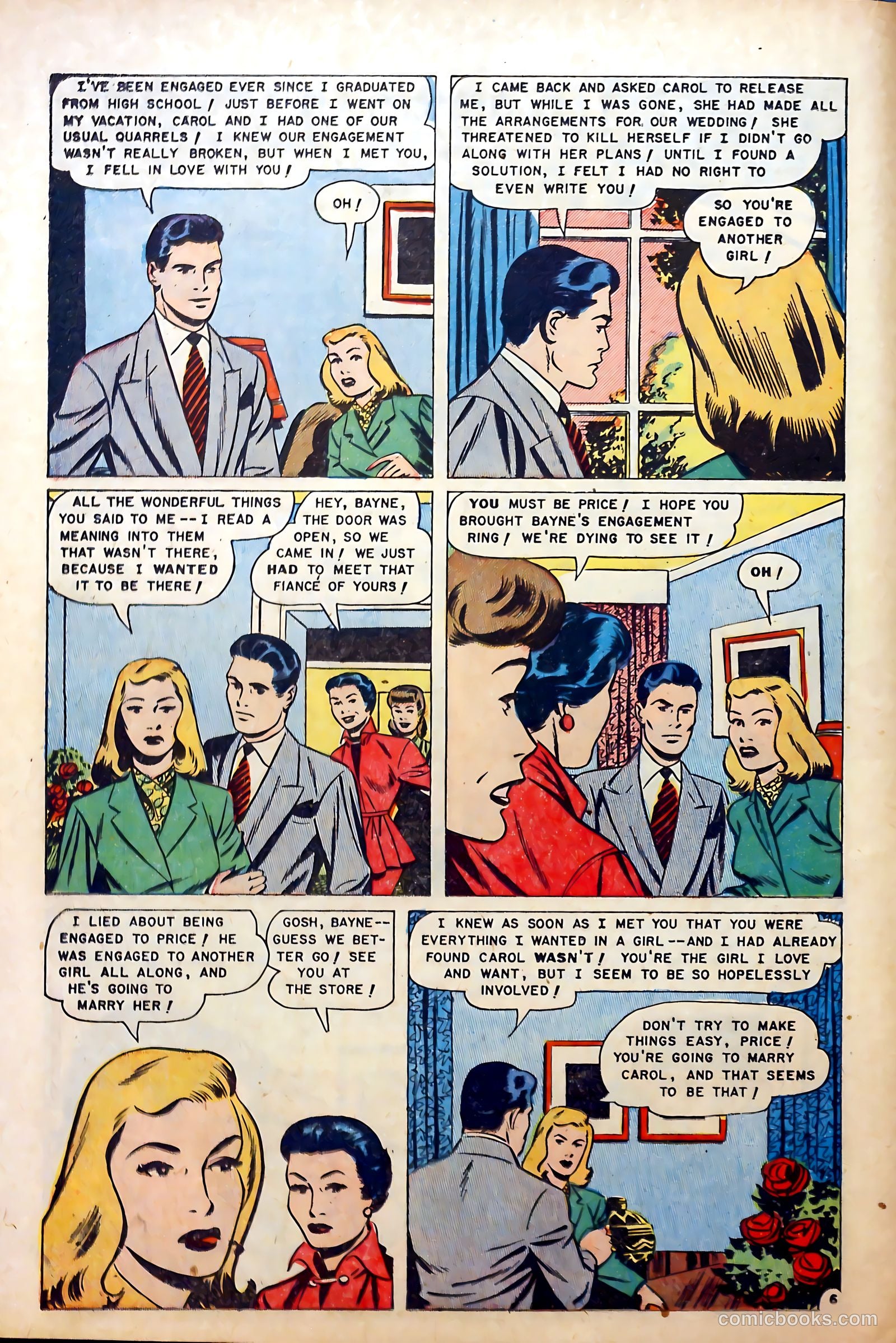 Complete Love Magazine #167 (1951) — page 8 of 36