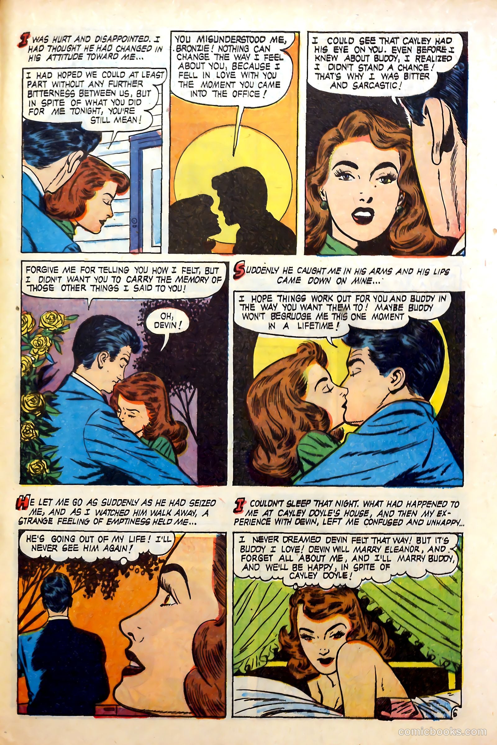 Complete Love Magazine #167 (1951) — page 23 of 36