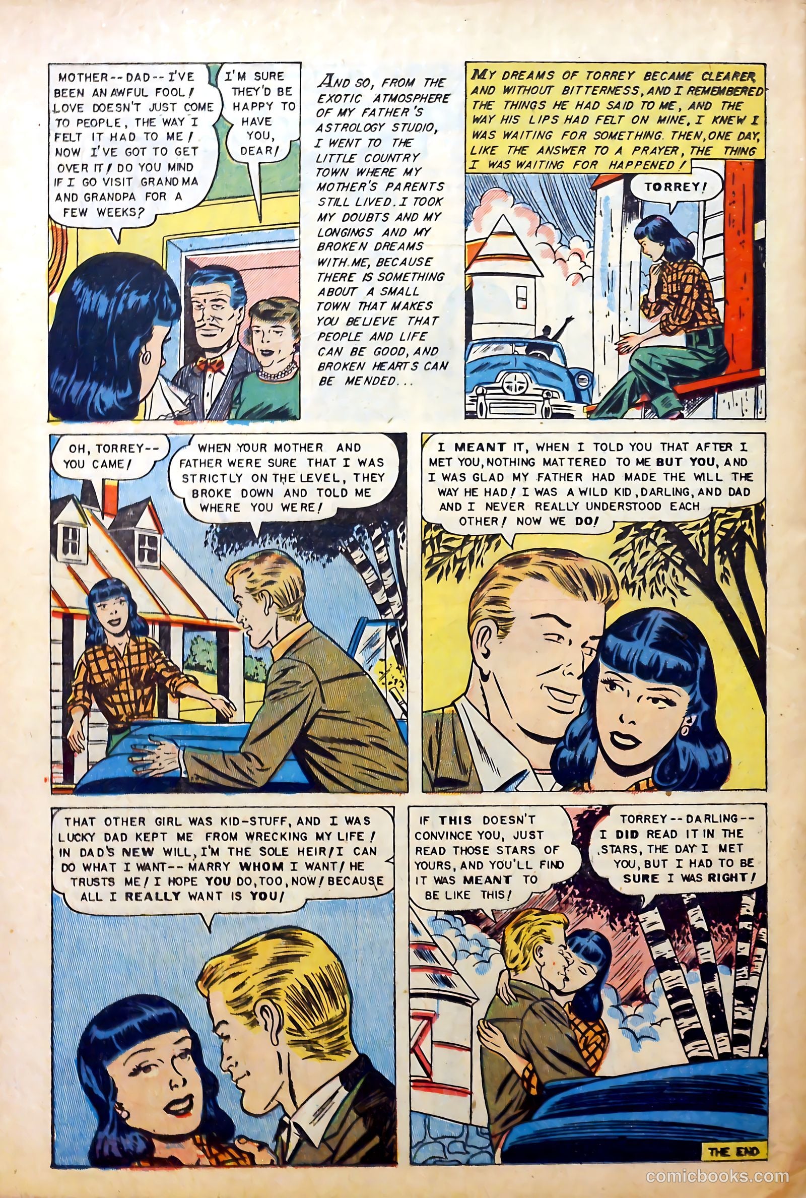 Complete Love Magazine #167 (1951) — page 34 of 36