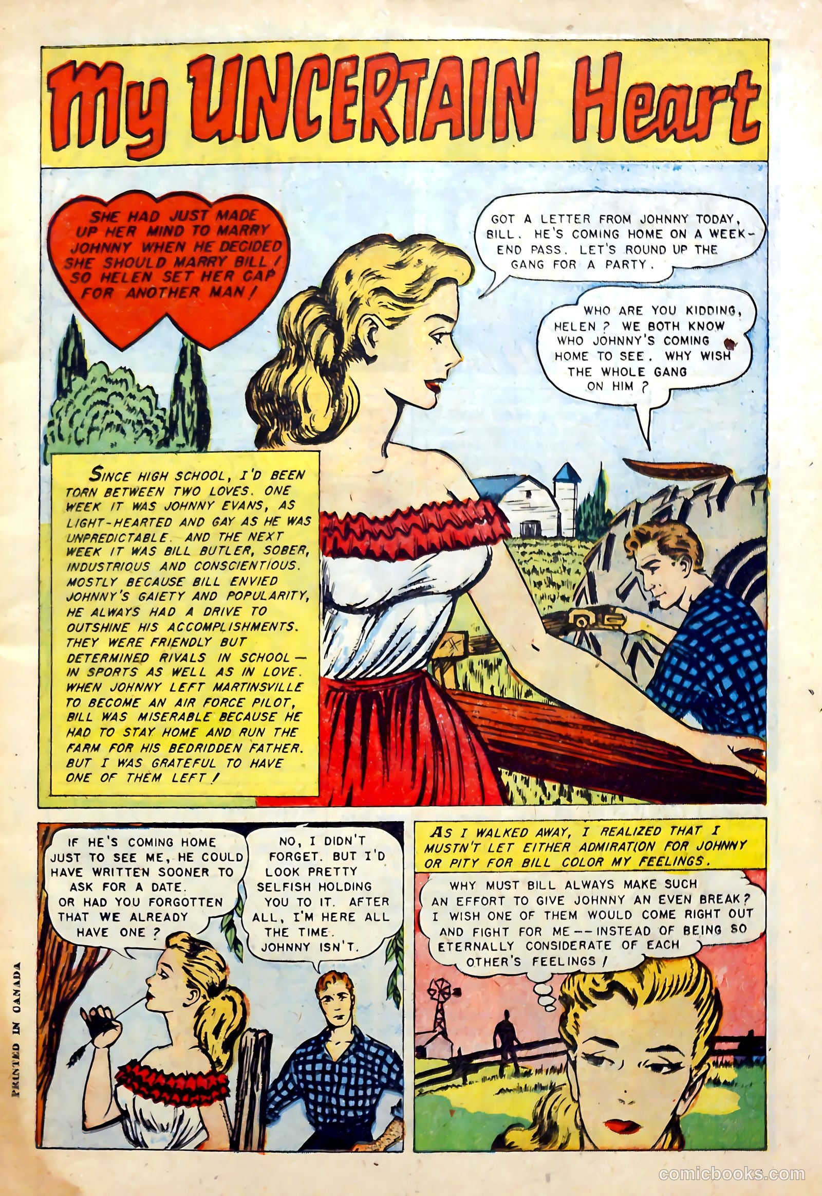 Complete Love Magazine #168 (1951) — page 3 of 36