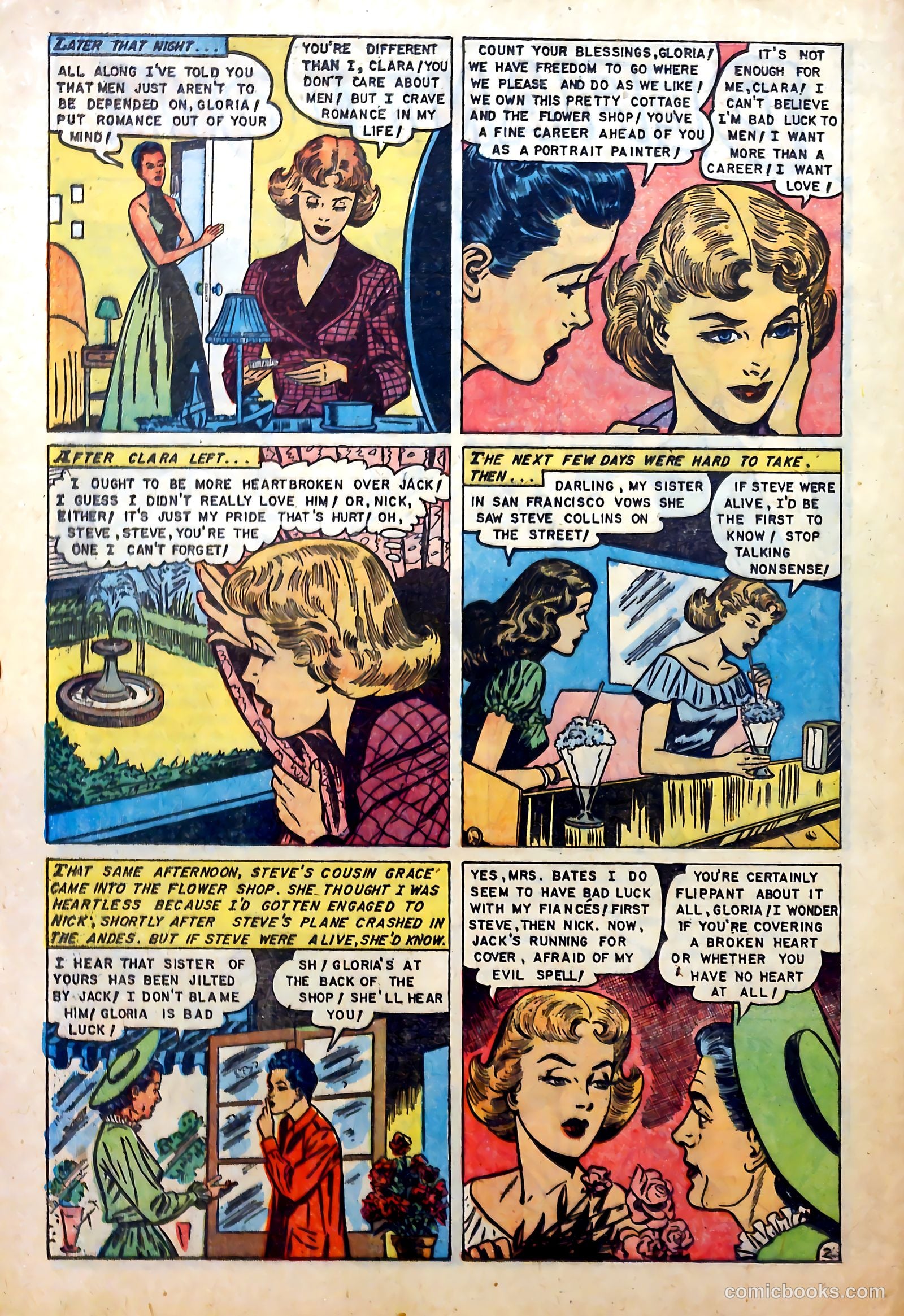 Complete Love Magazine #168 (1951) — page 28 of 36