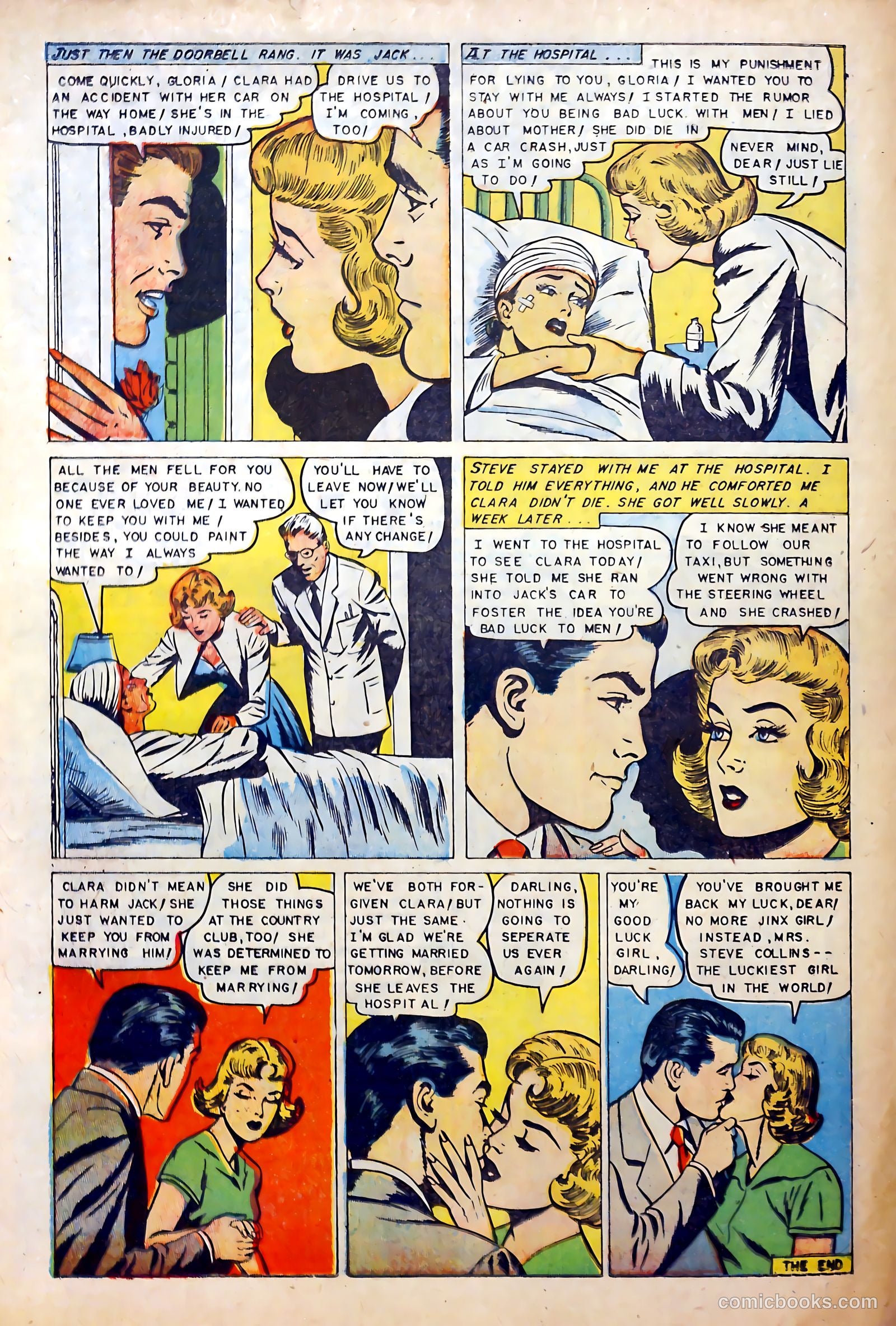 Complete Love Magazine #168 (1951) — page 34 of 36