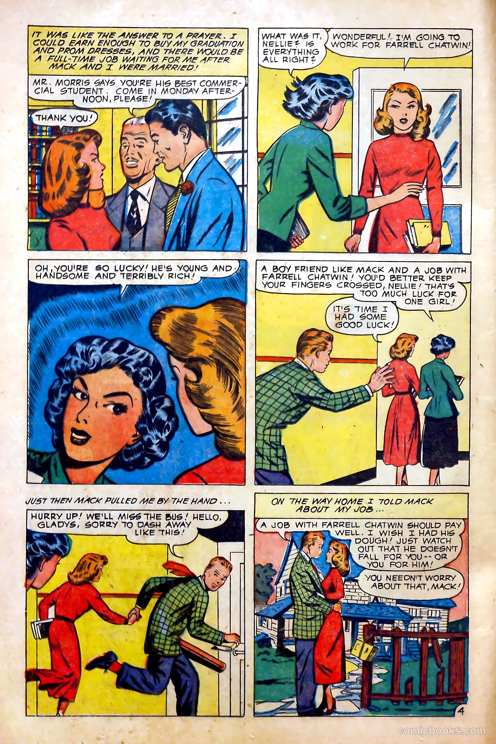 Complete Love Magazine #158 (1951) — page 6 of 52