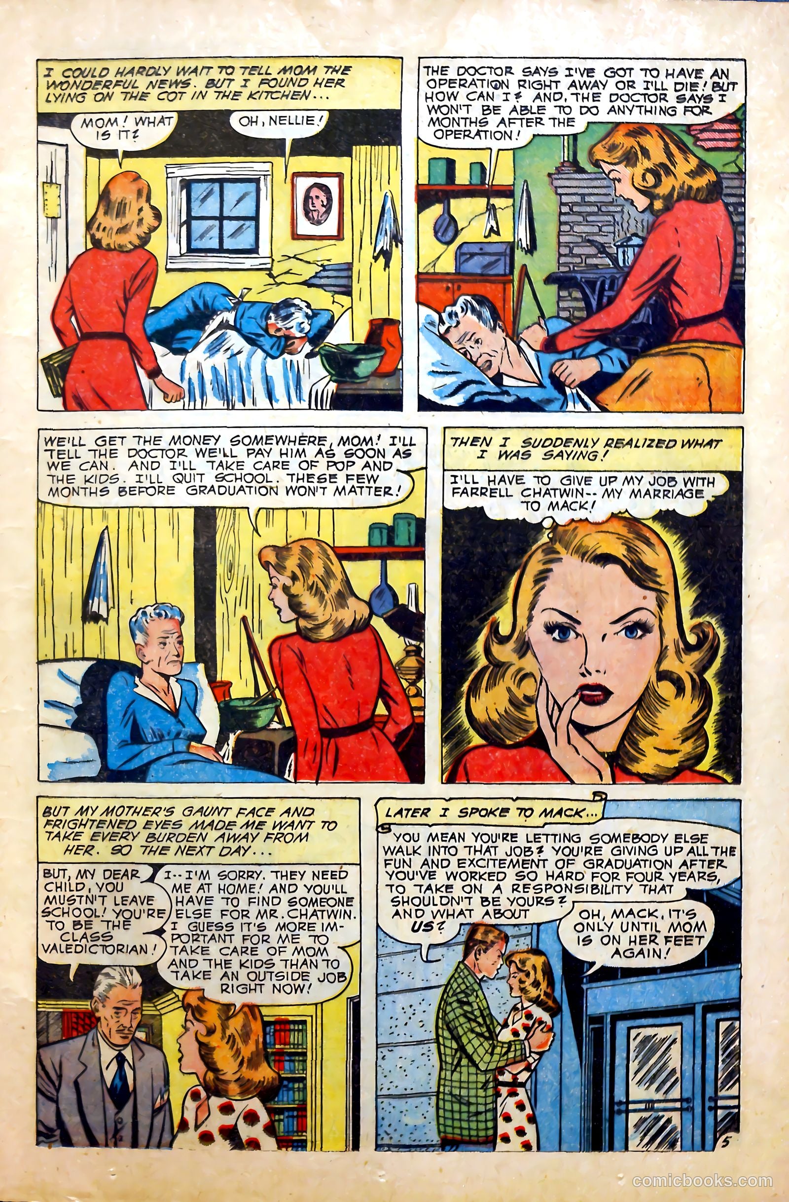 Complete Love Magazine #158 (1951) — page 7 of 52