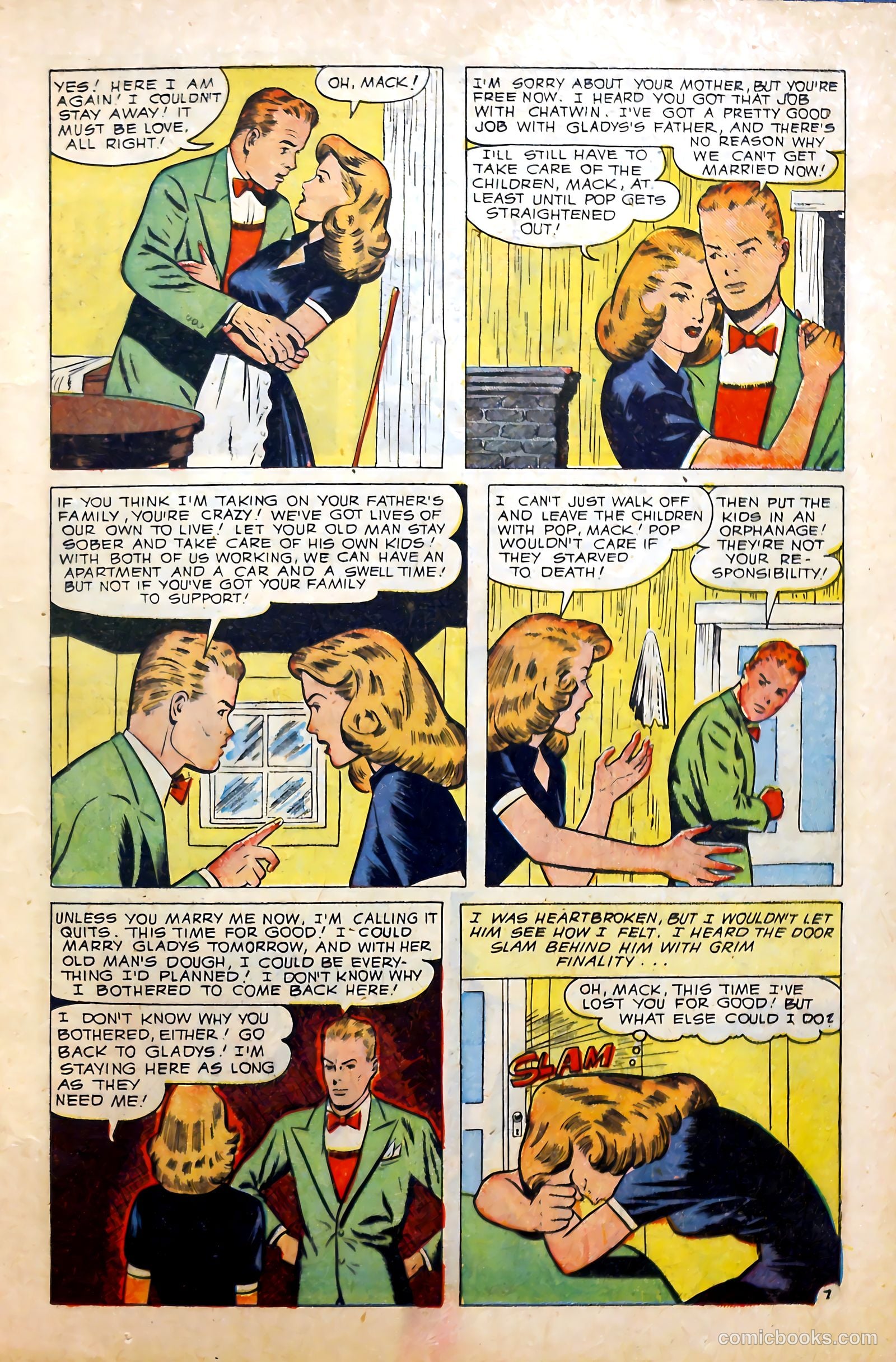Complete Love Magazine #158 (1951) — page 9 of 52
