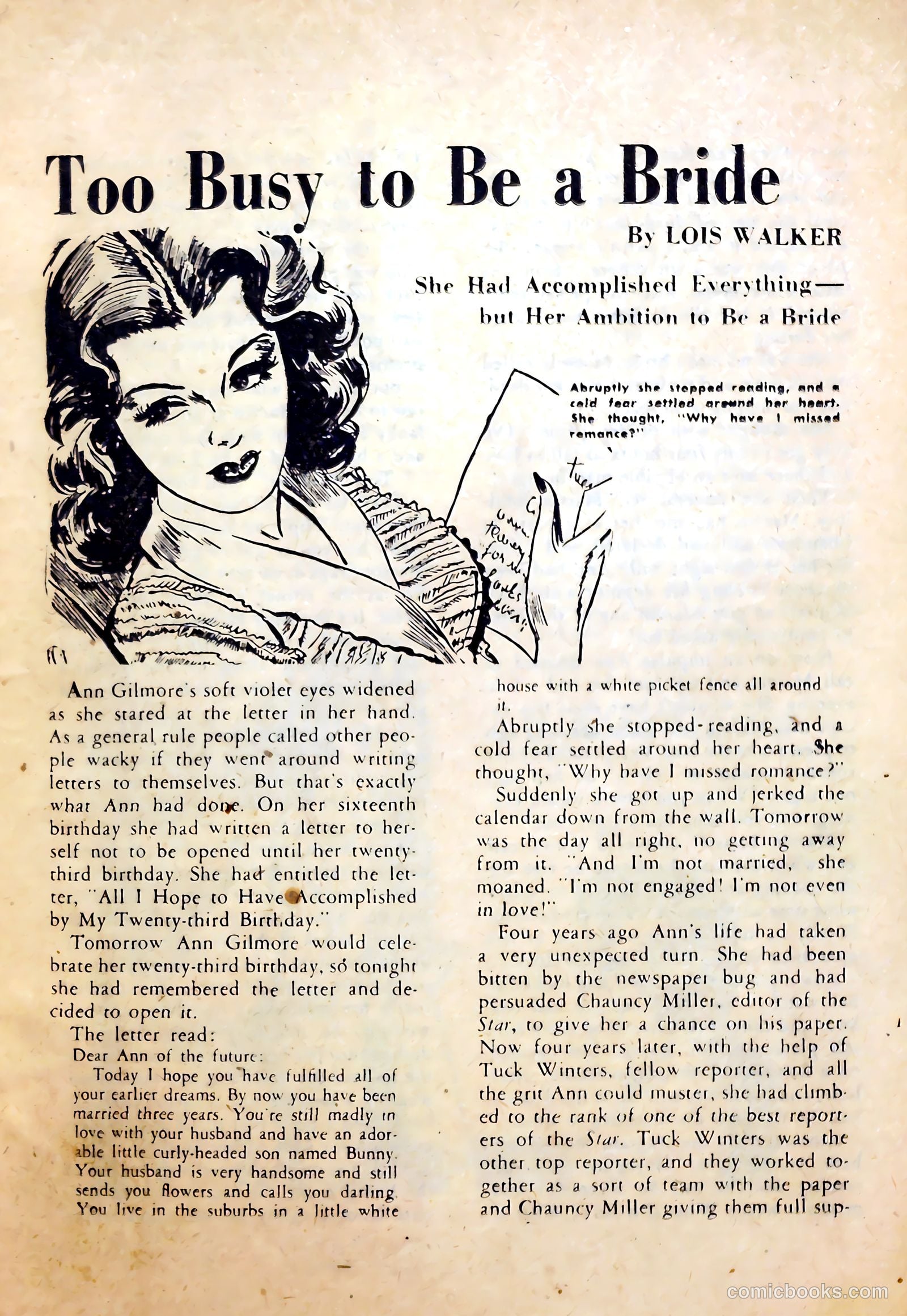 Complete Love Magazine #158 (1951) — page 19 of 52