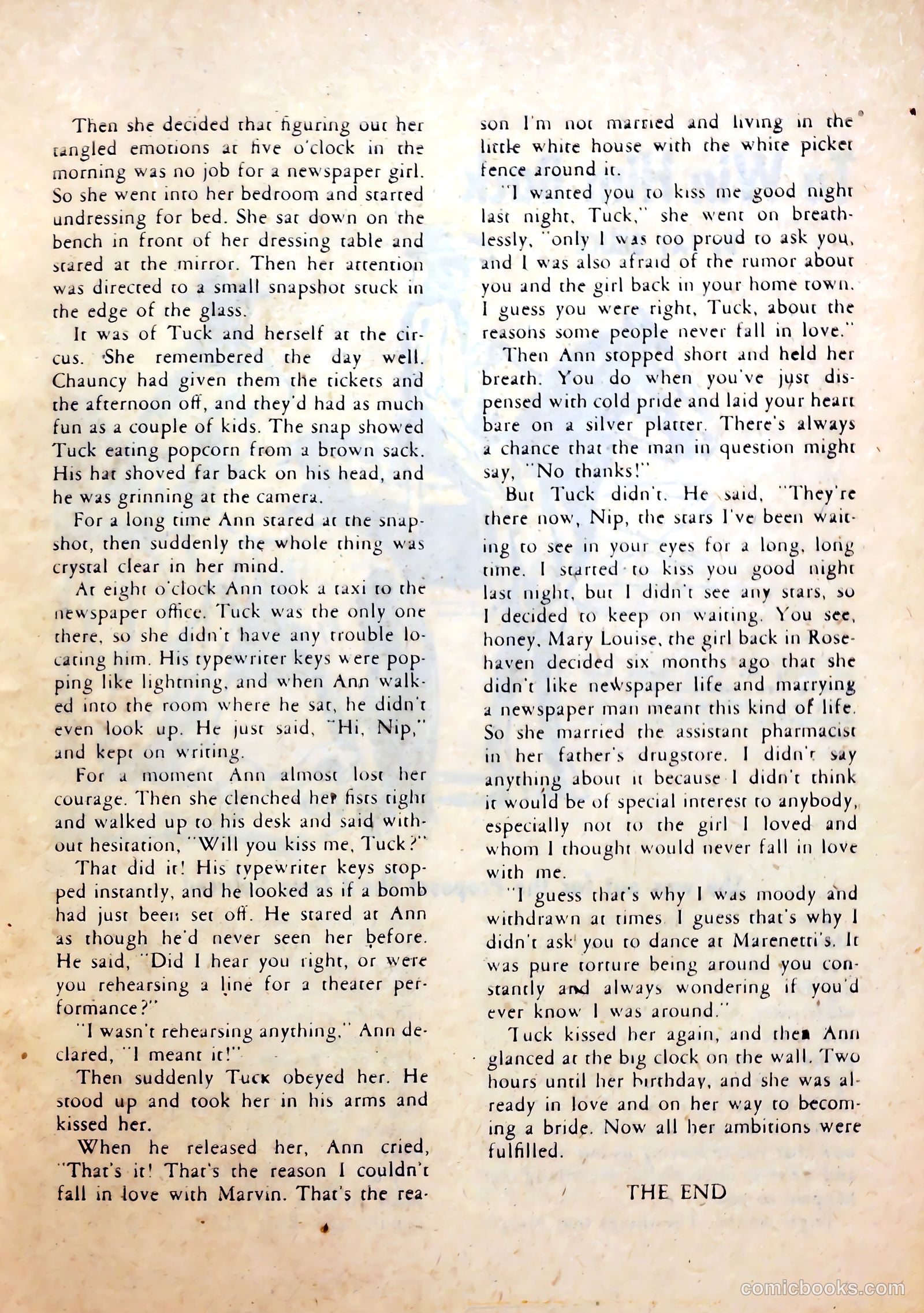 Complete Love Magazine #158 (1951) — page 23 of 52