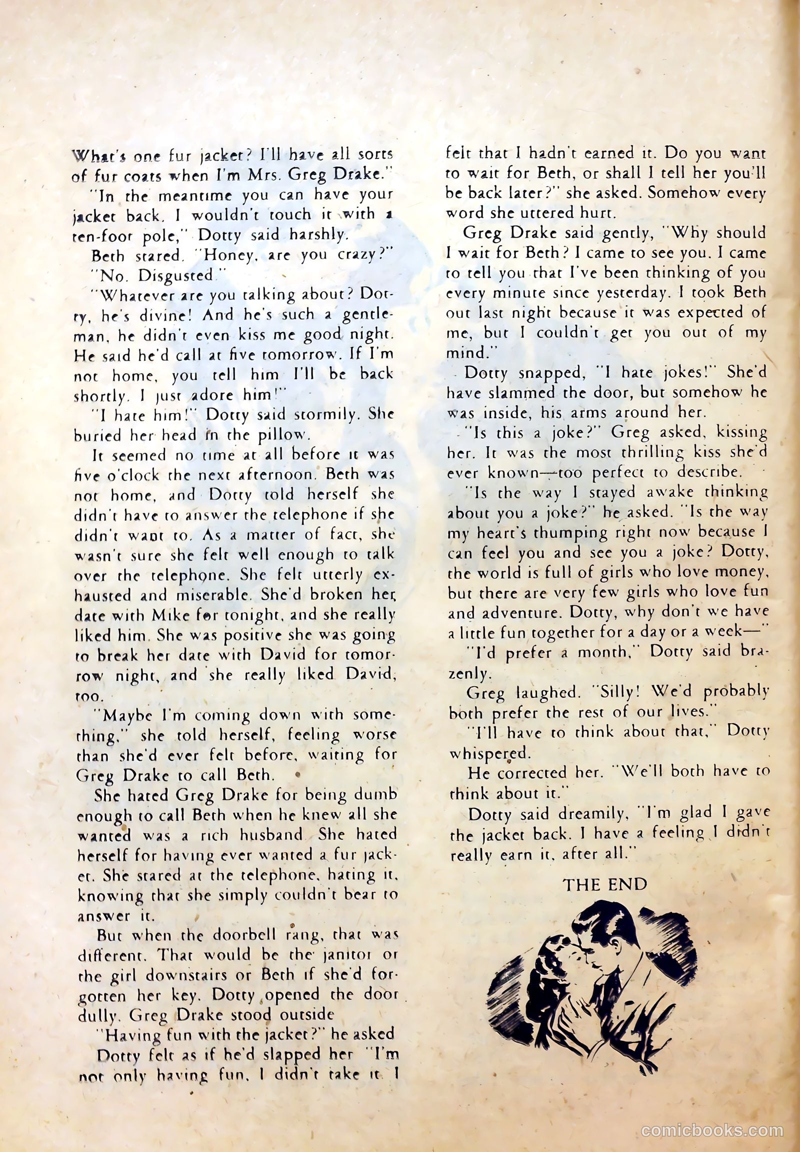 Complete Love Magazine #158 (1951) — page 34 of 52