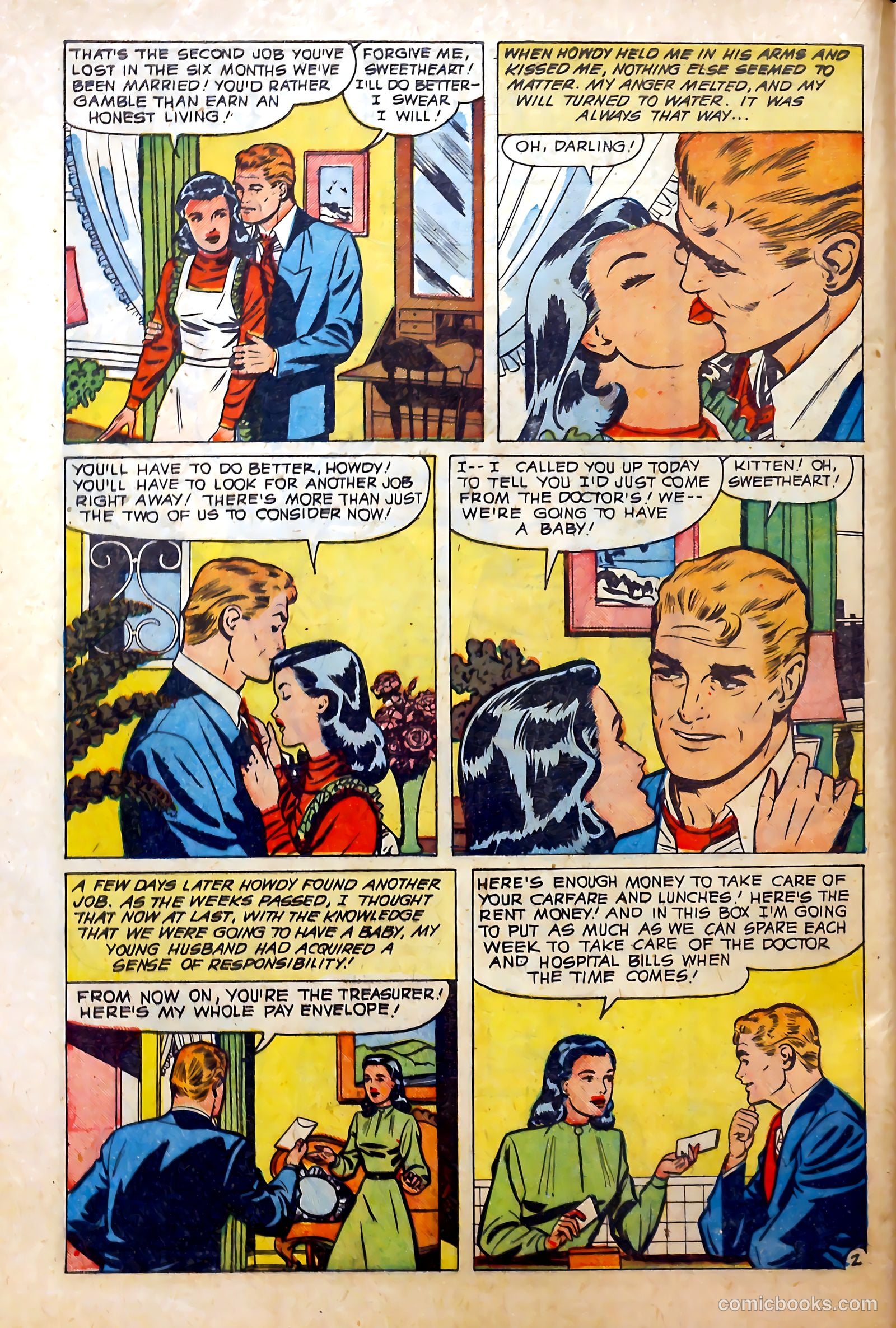 Complete Love Magazine #158 (1951) — page 36 of 52
