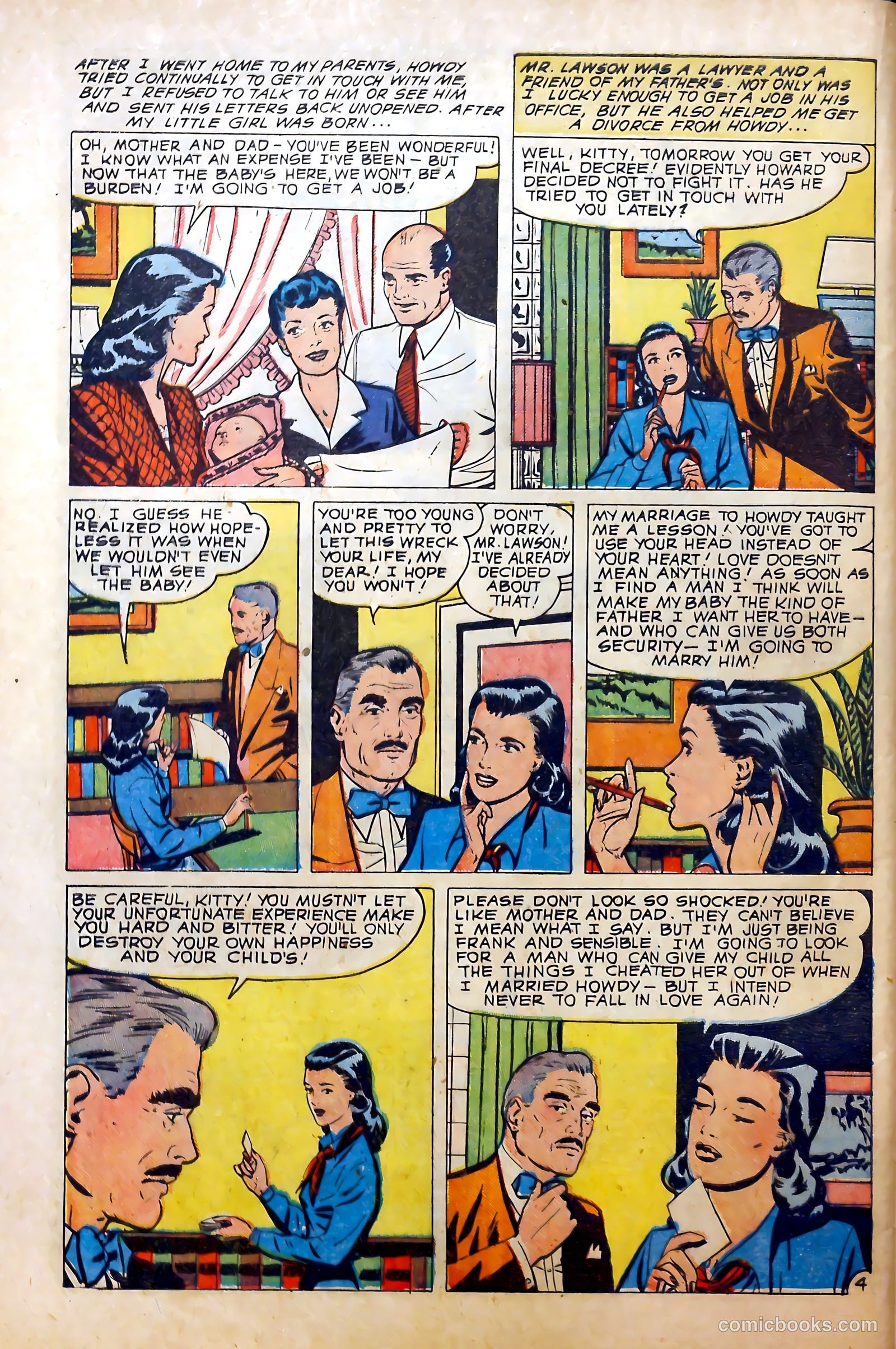 Complete Love Magazine #158 (1951) — page 38 of 52