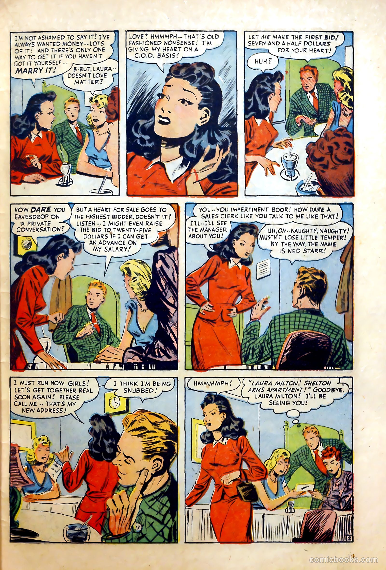 Complete Love Magazine #158 (1951) — page 43 of 52