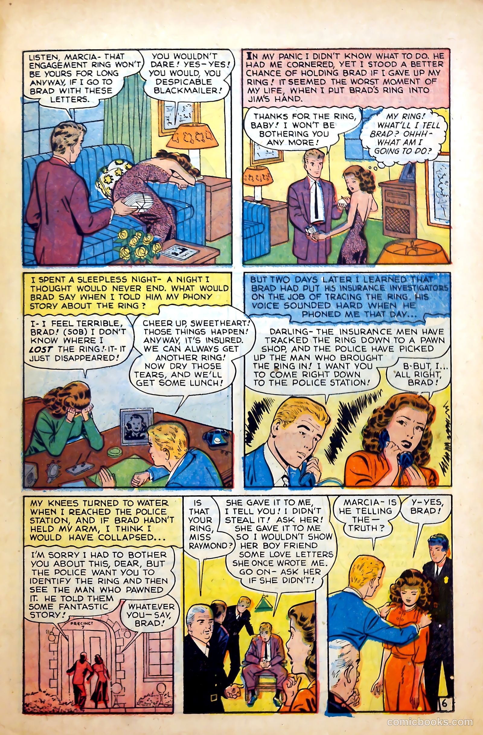 Complete Love Magazine #181 (1951) — page 23 of 36