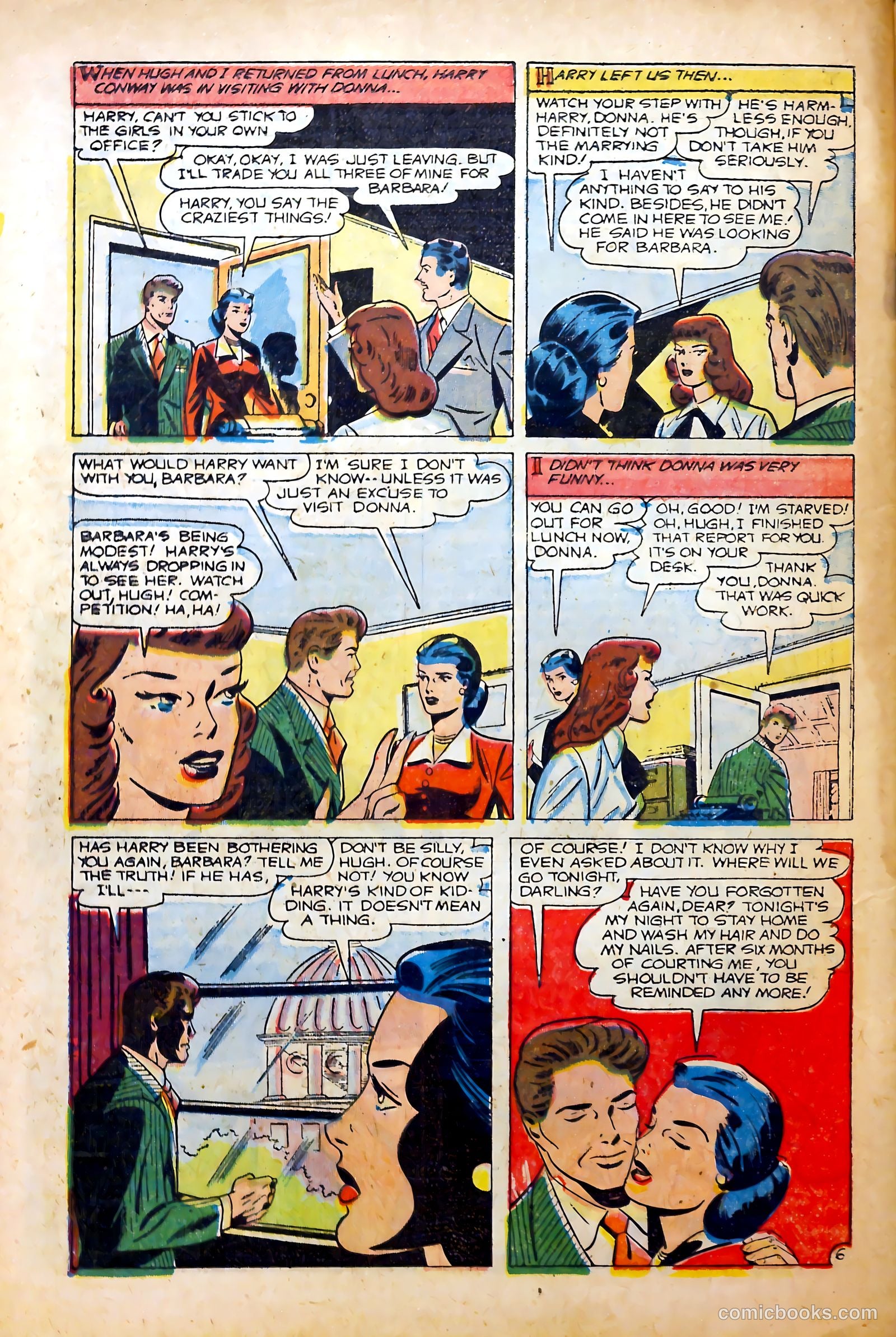 Complete Love Magazine #181 (1951) — page 32 of 36