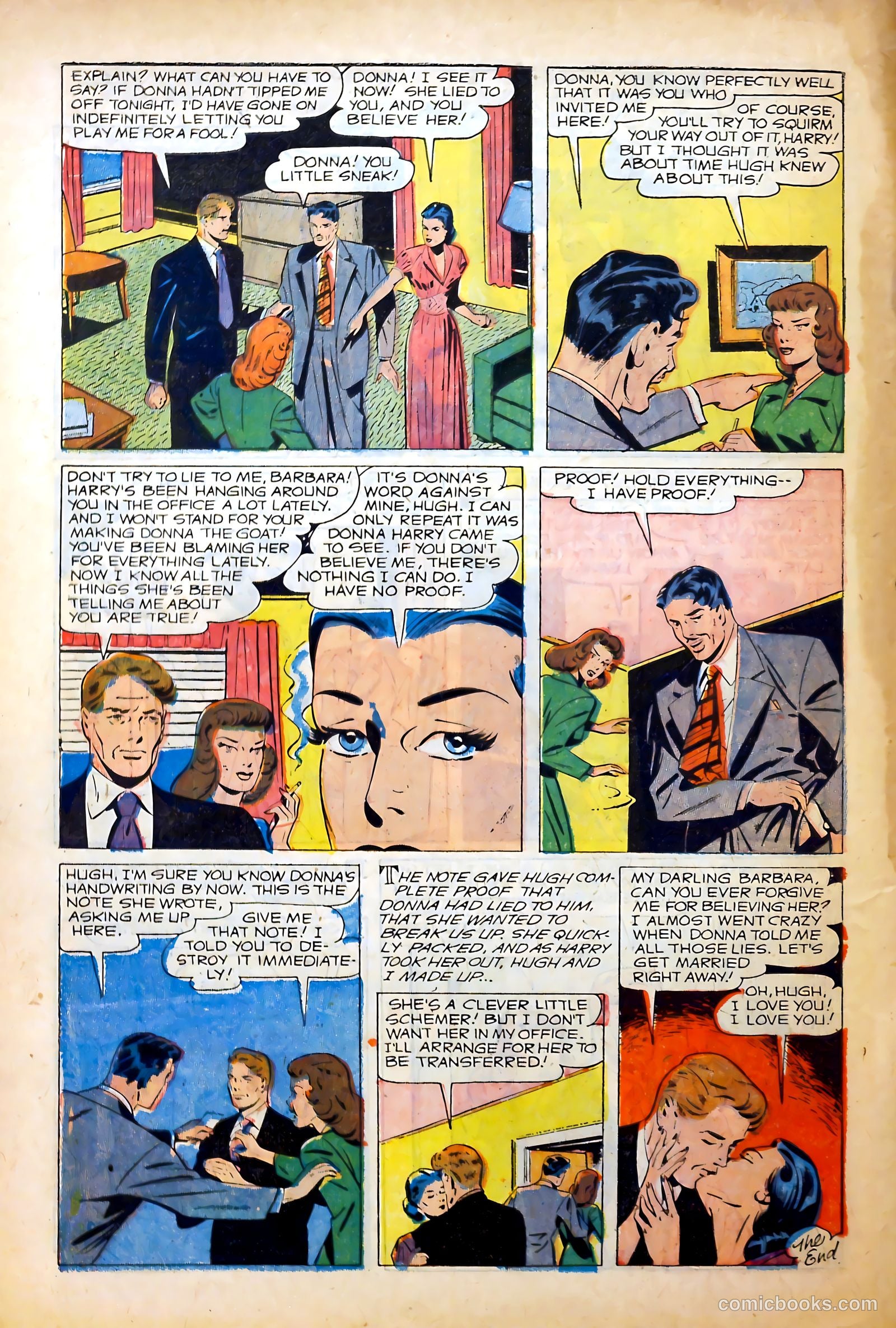 Complete Love Magazine #181 (1951) — page 34 of 36