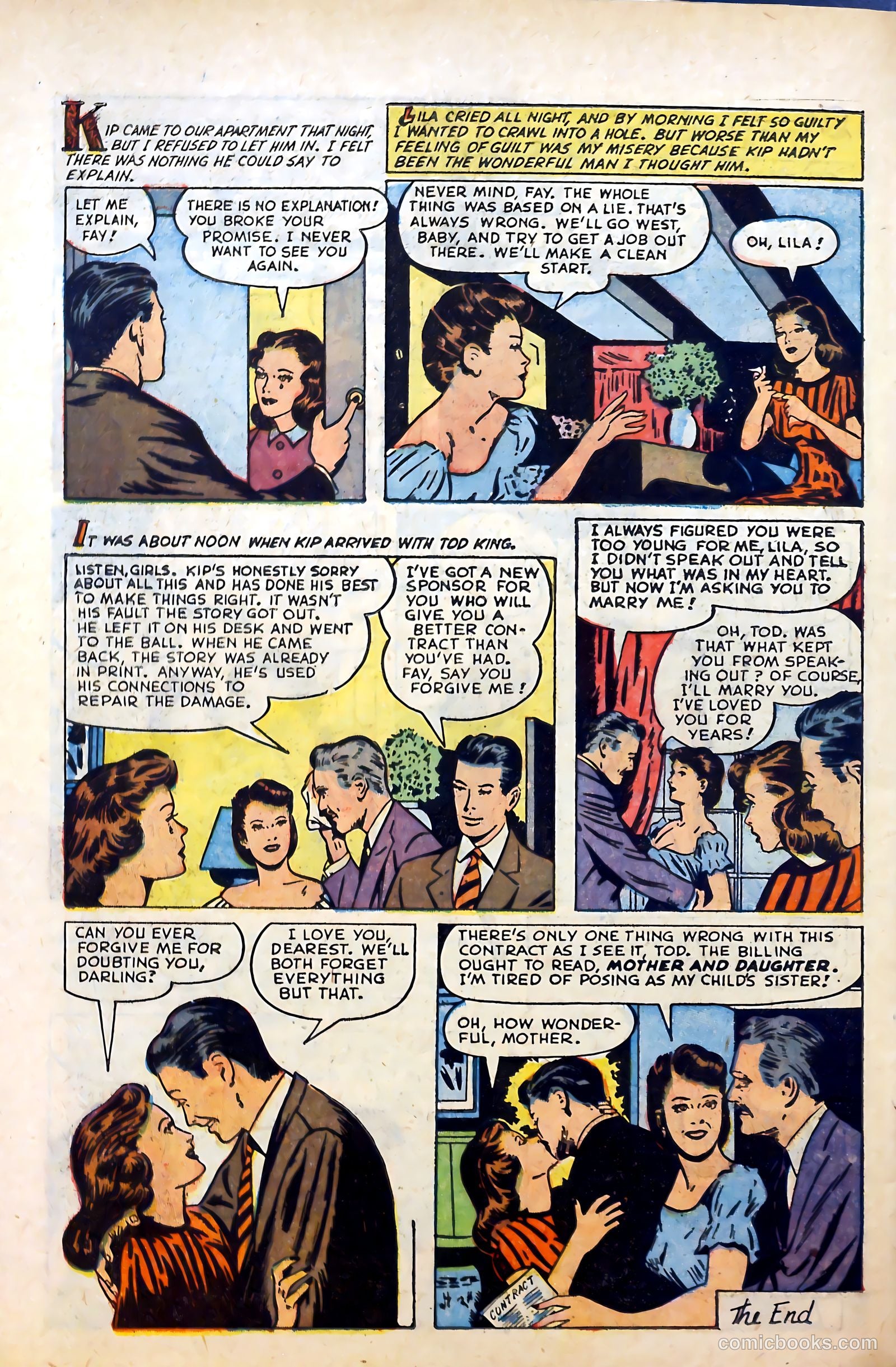 Complete Love Magazine #179 (1951) — page 34 of 36