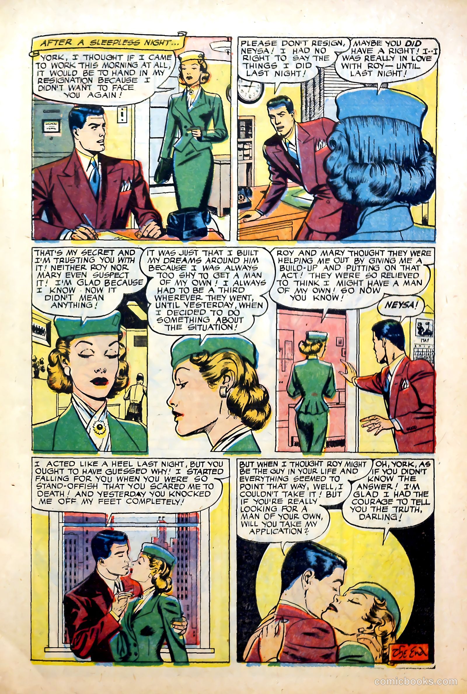 Complete Love Magazine #187 (1951) — page 9 of 36