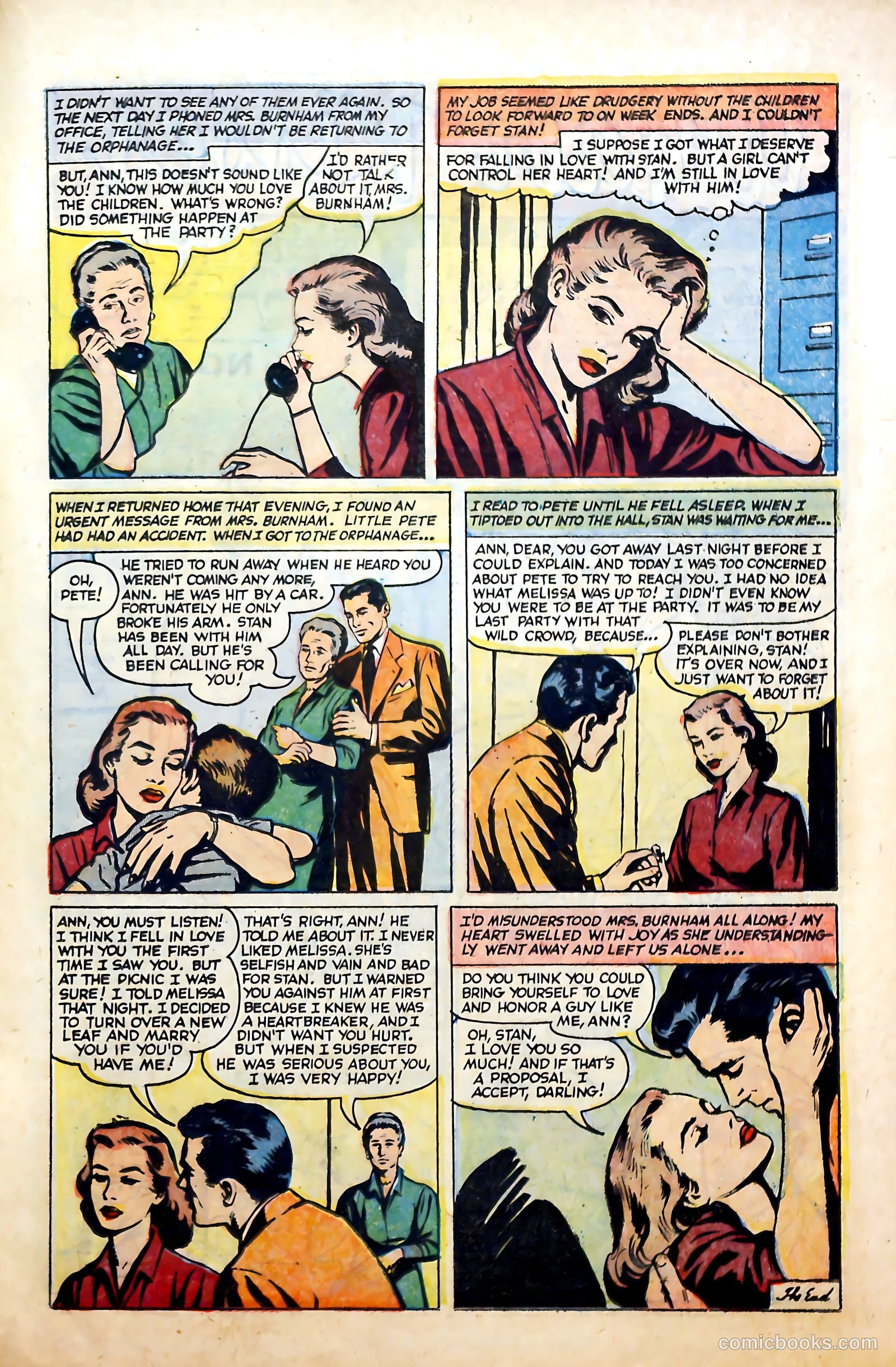 Complete Love Magazine #187 (1951) — page 17 of 36