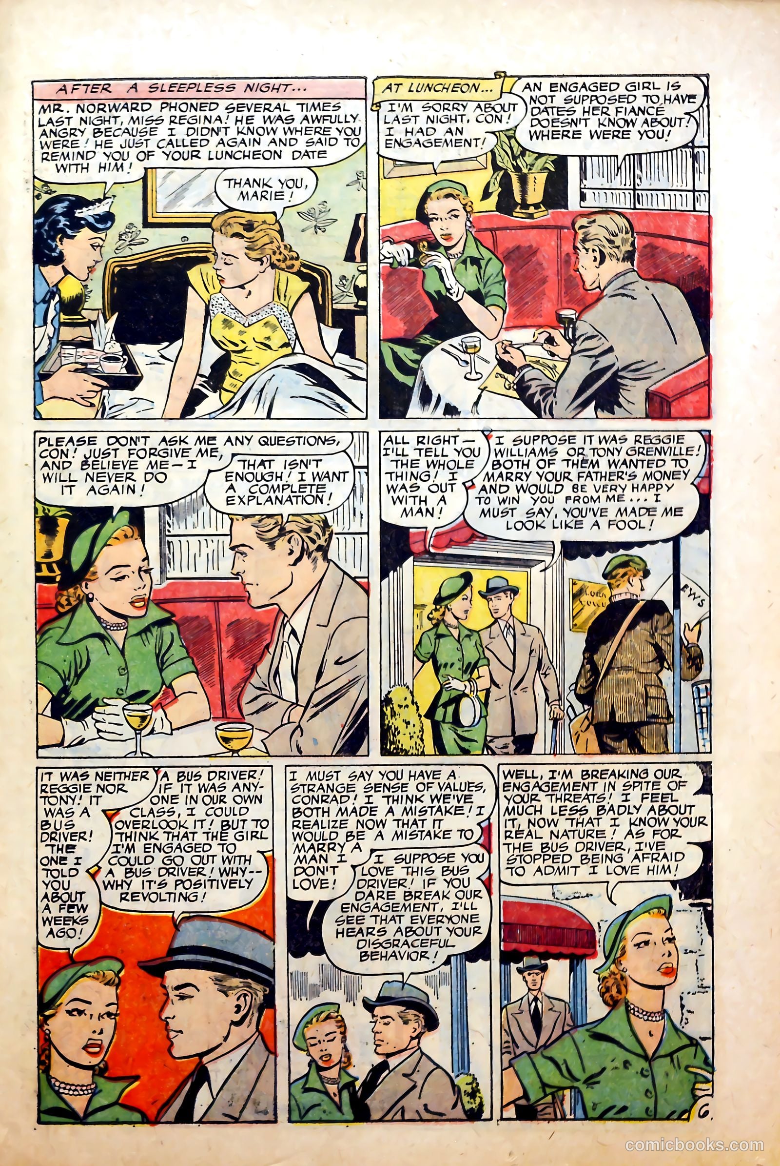 Complete Love Magazine #187 (1951) — page 23 of 36