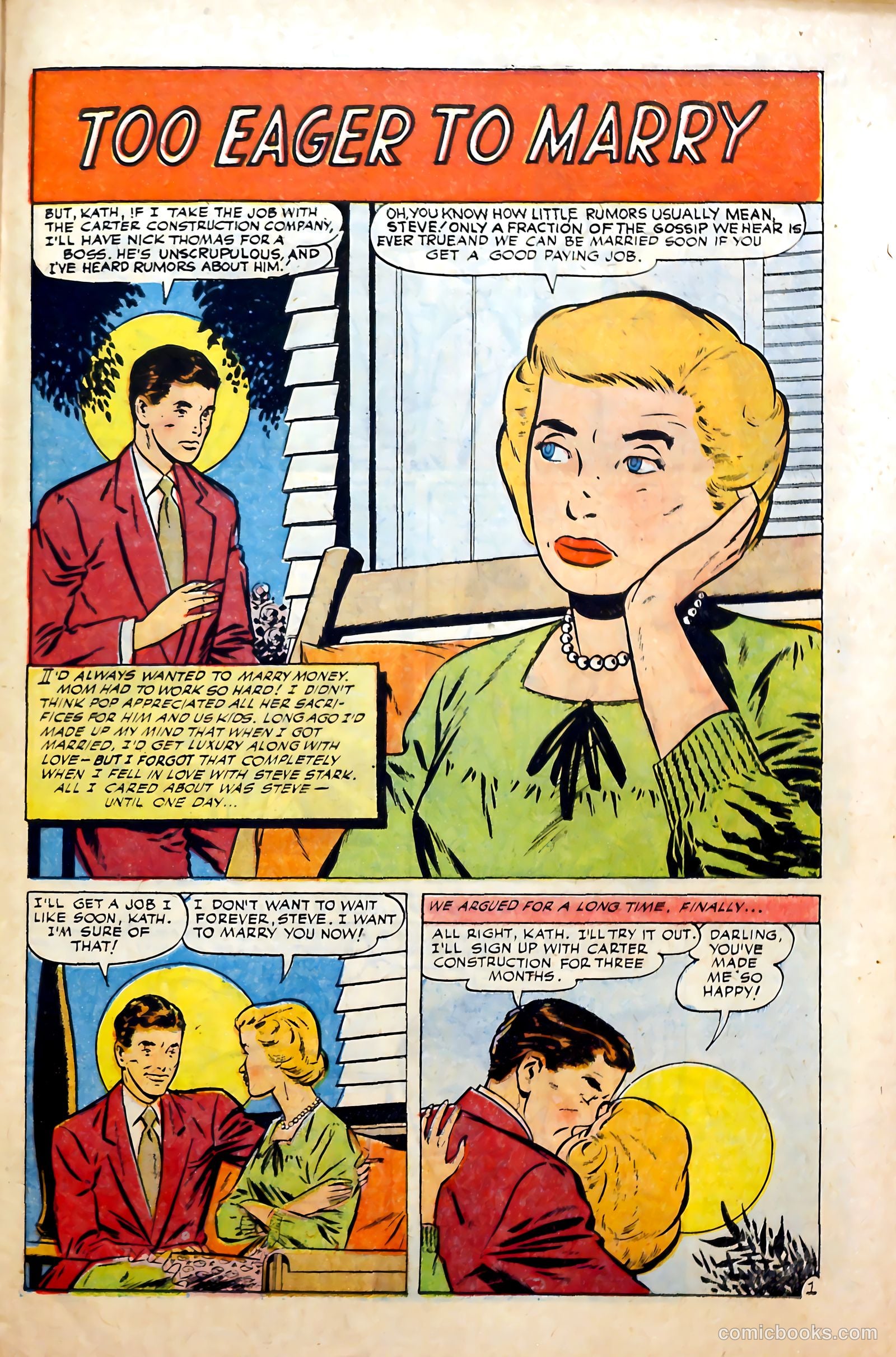Complete Love Magazine #187 (1951) — page 27 of 36