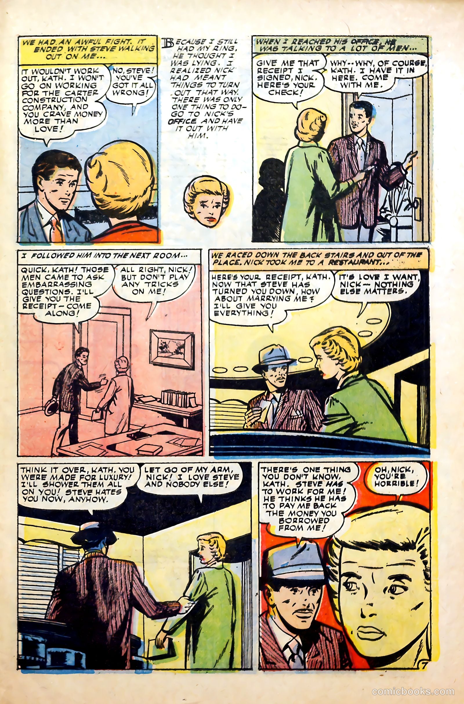 Complete Love Magazine #187 (1951) — page 33 of 36