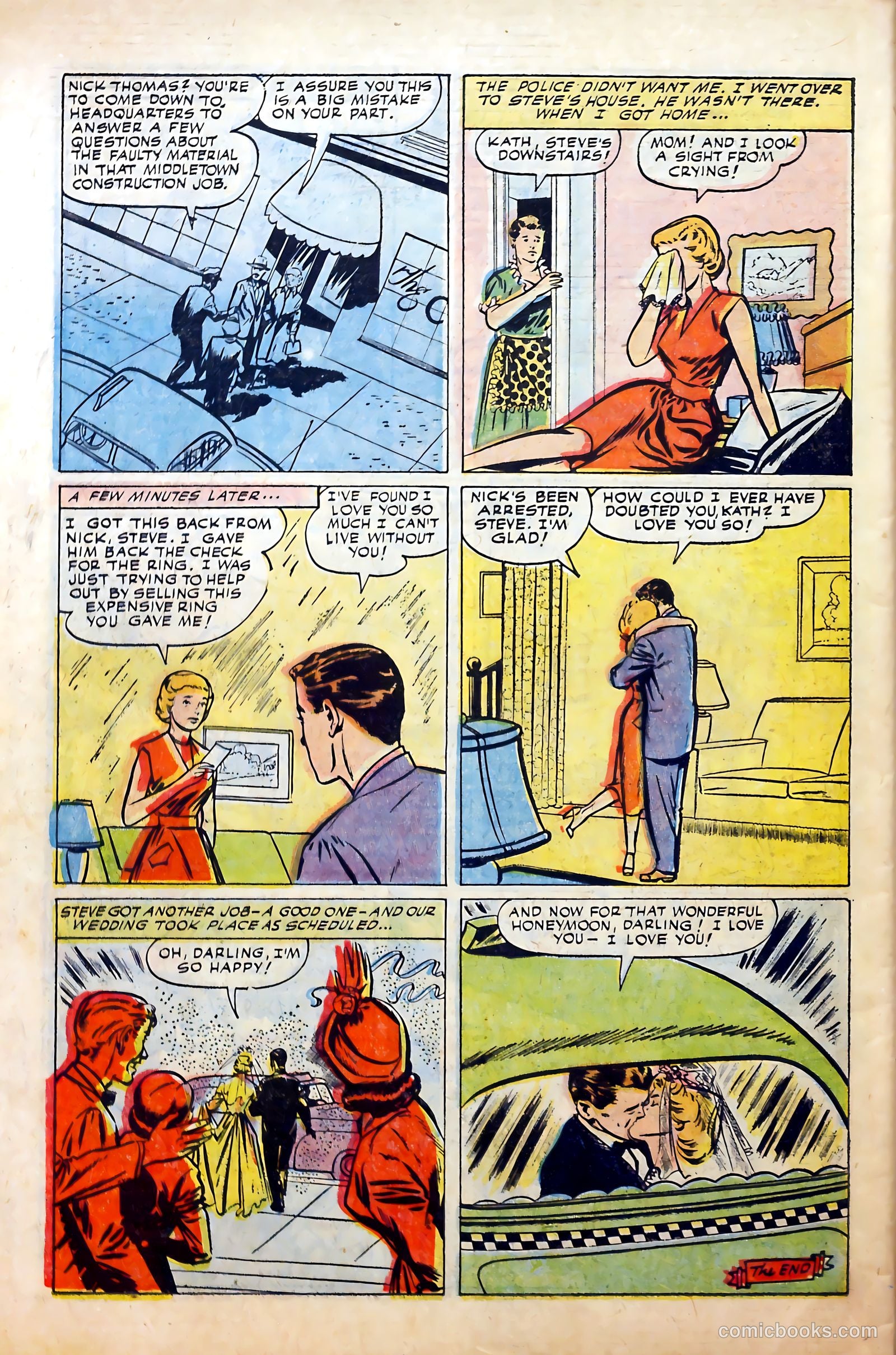 Complete Love Magazine #187 (1951) — page 34 of 36