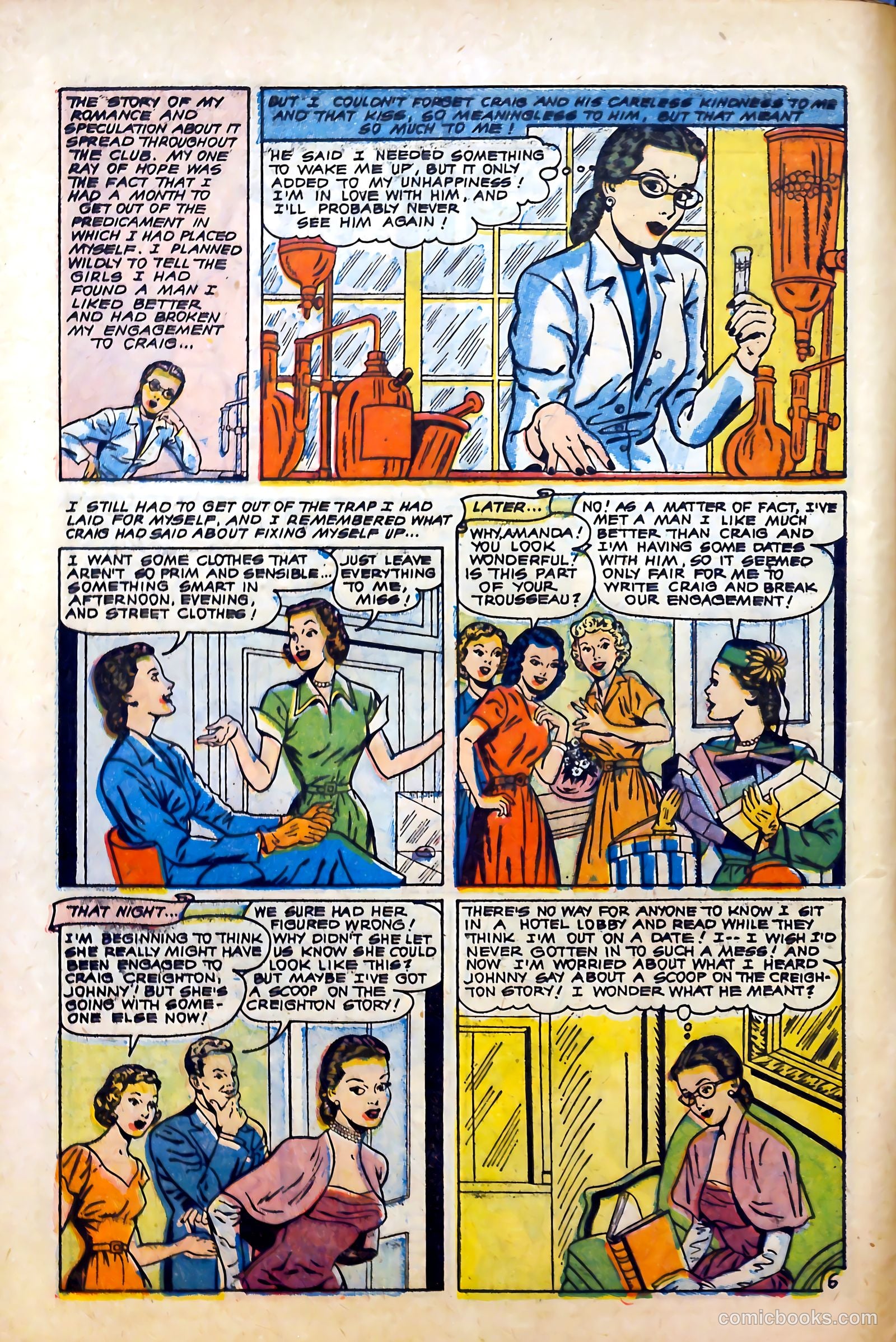Complete Love Magazine #185 (1951) — page 8 of 36