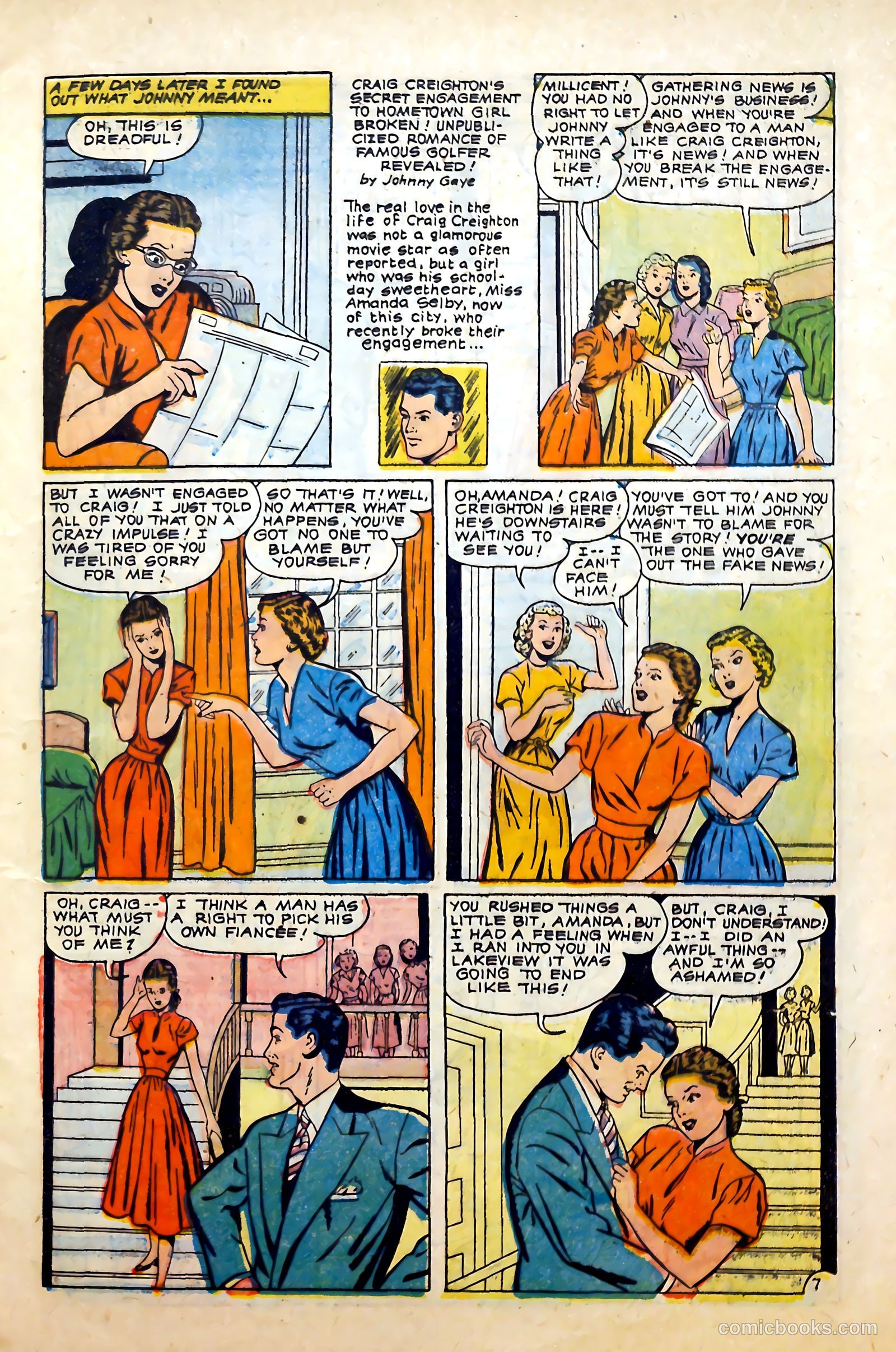 Complete Love Magazine #185 (1951) — page 9 of 36