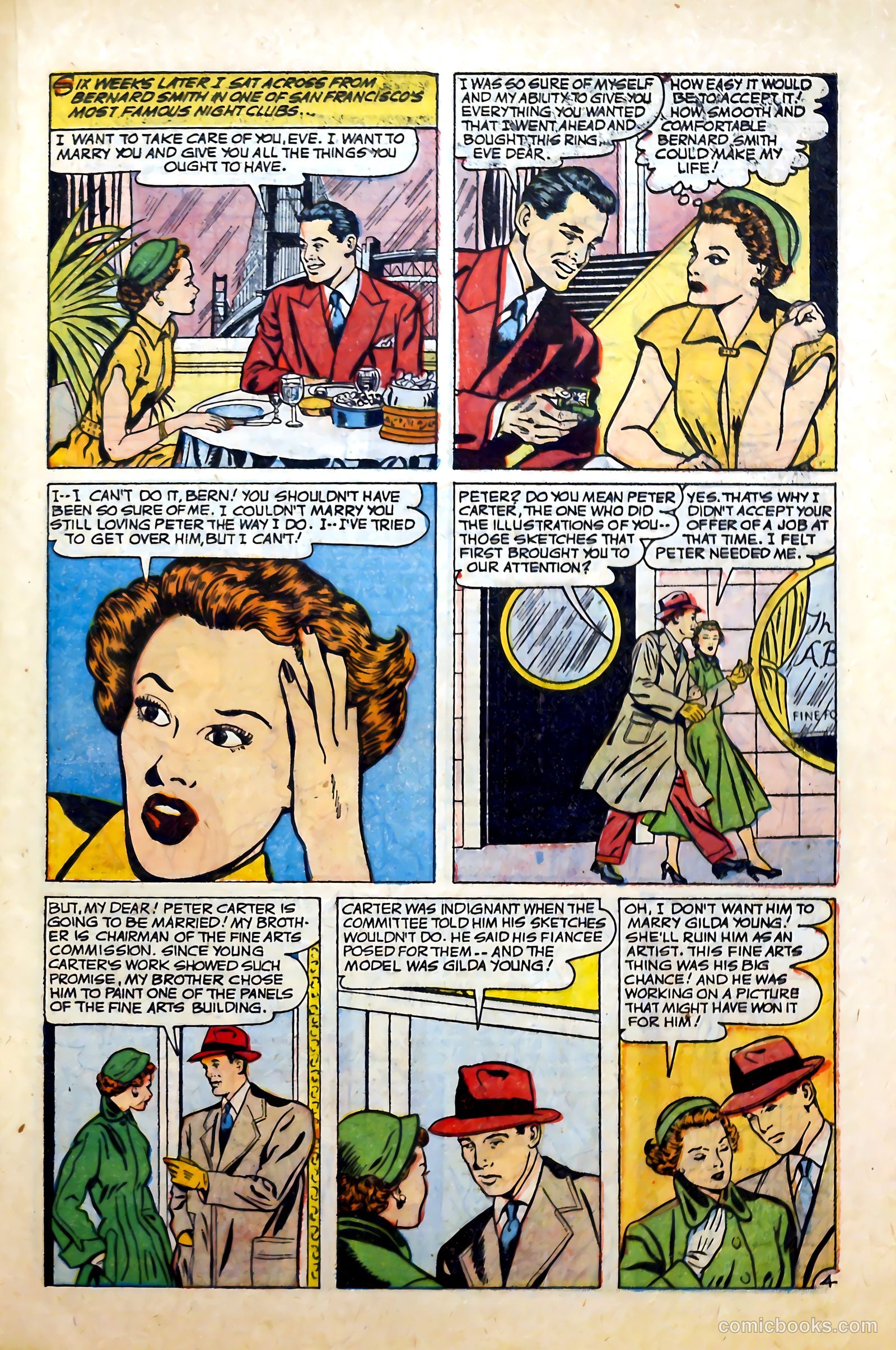Complete Love Magazine #185 (1951) — page 21 of 36