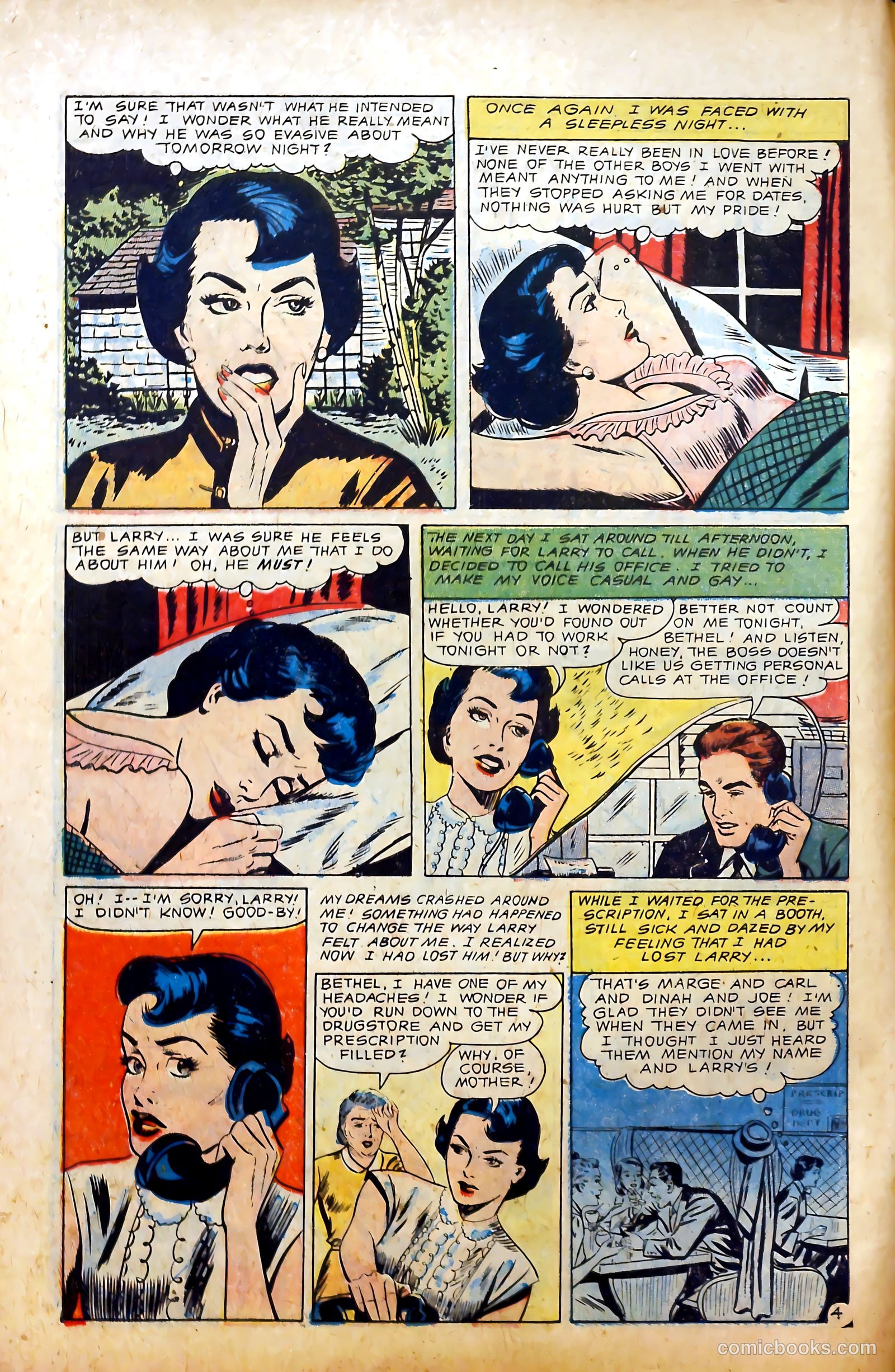 Complete Love Magazine #188 (1951) — page 6 of 36