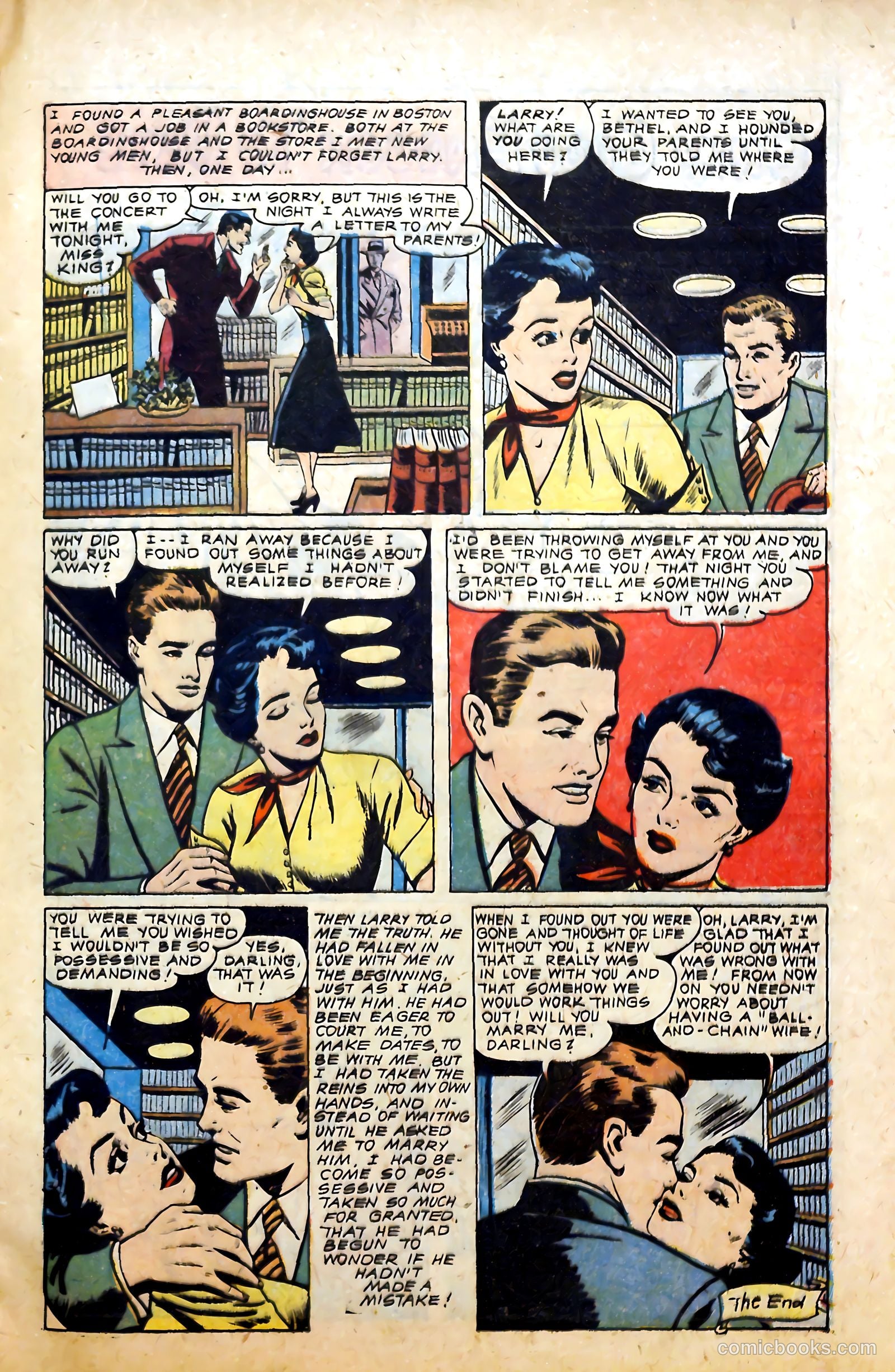 Complete Love Magazine #188 (1951) — page 9 of 36