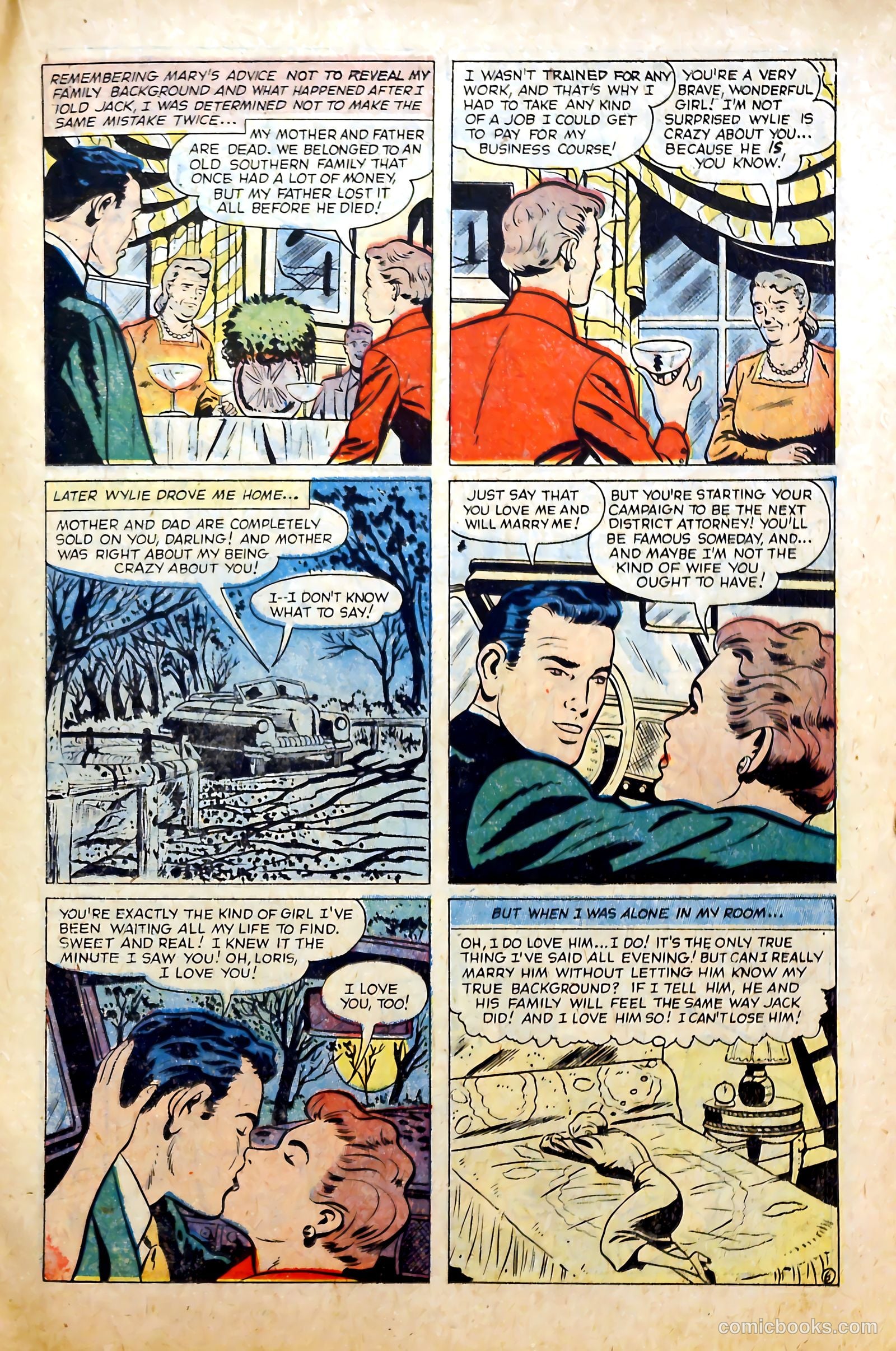 Complete Love Magazine #188 (1951) — page 15 of 36