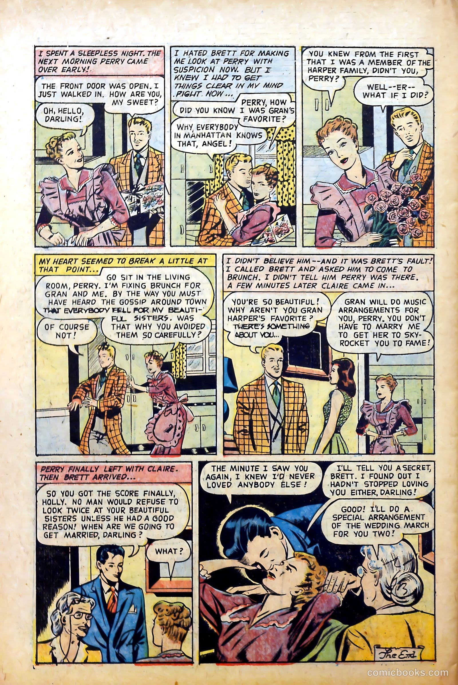Complete Love Magazine #188 (1951) — page 34 of 36