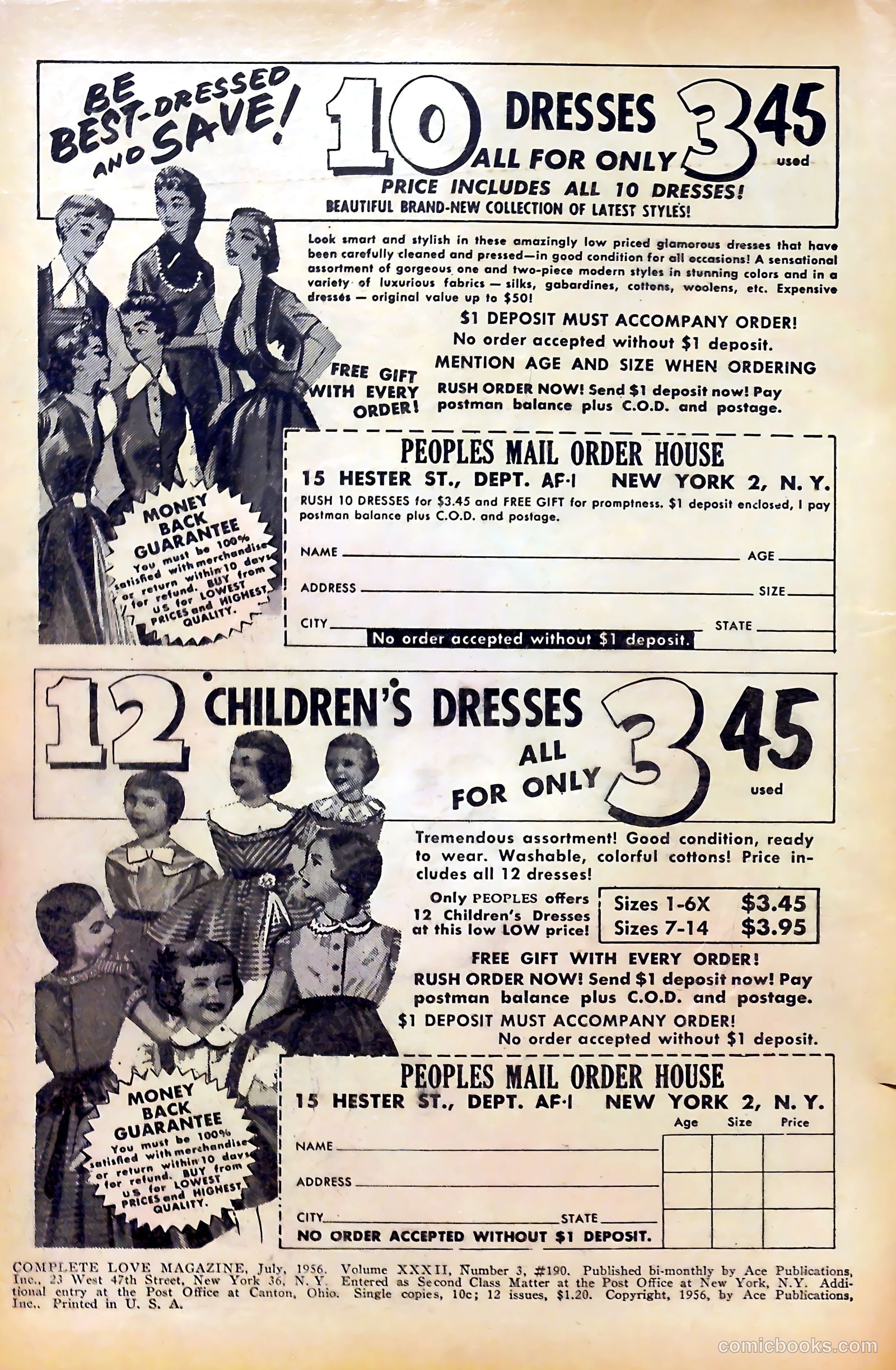Complete Love Magazine #190 (1951) — page 2 of 36