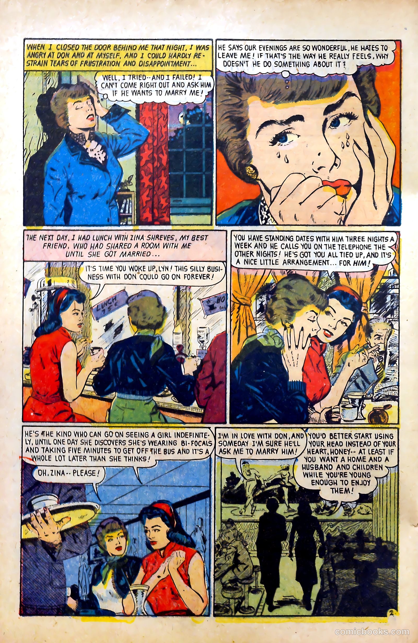 Complete Love Magazine #190 (1951) — page 4 of 36
