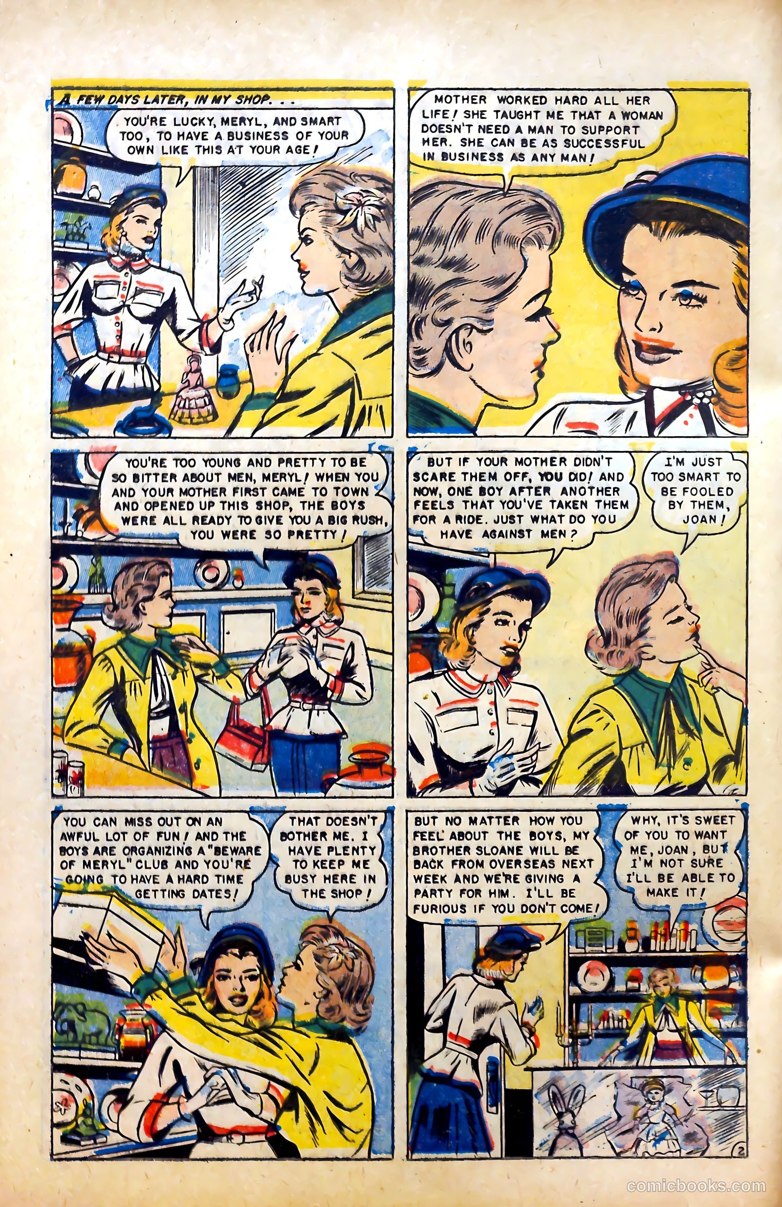Complete Love Magazine #190 (1951) — page 12 of 36