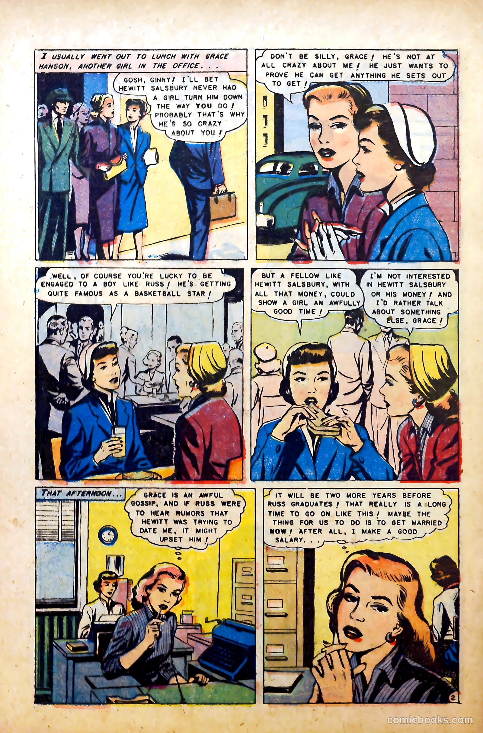 Complete Love Magazine #190 (1951) — page 28 of 36