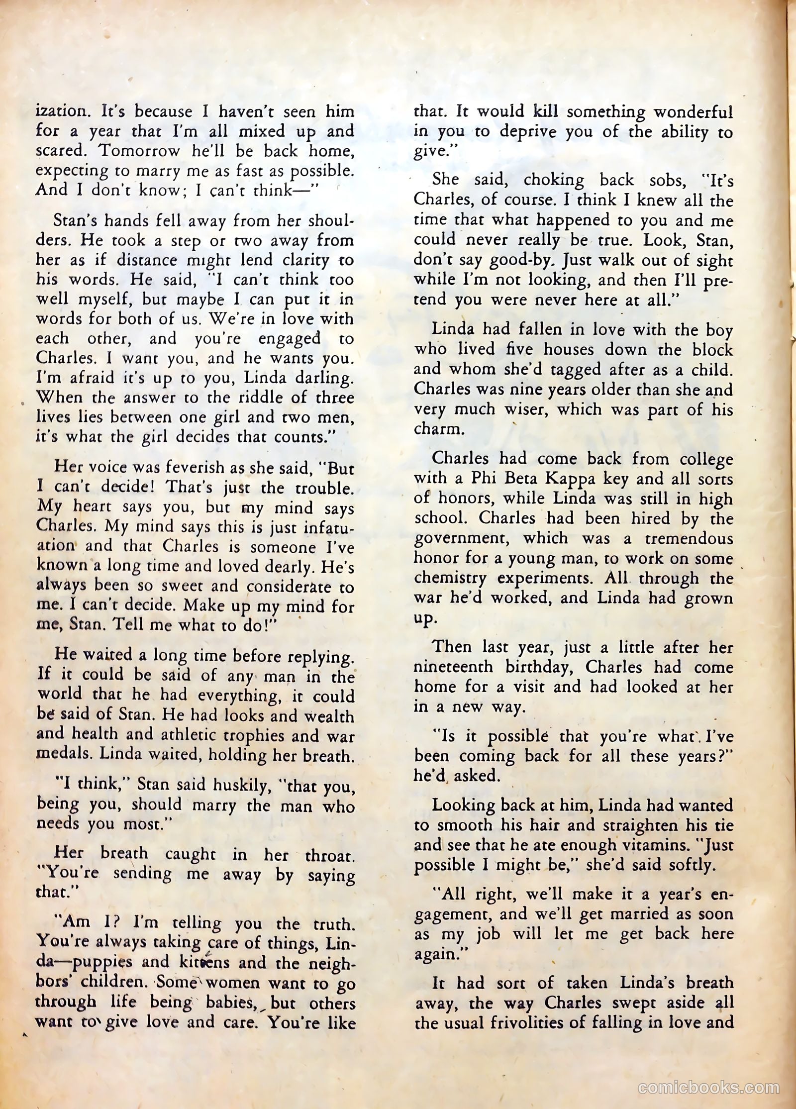 Complete Love Magazine #160 (1951) — page 20 of 52