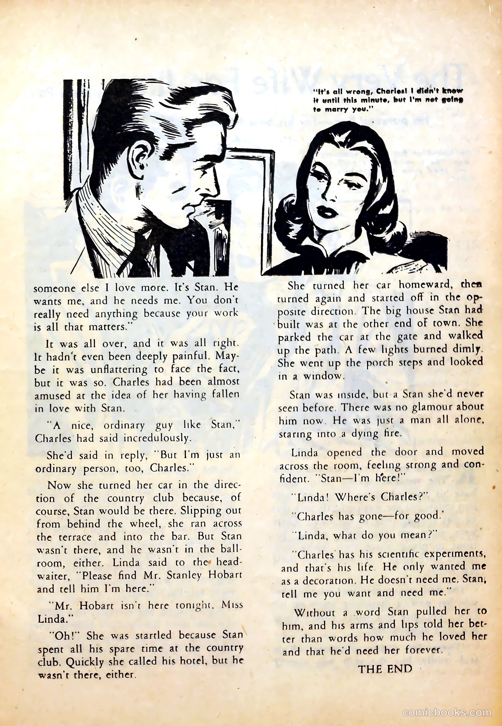 Complete Love Magazine #160 (1951) — page 23 of 52